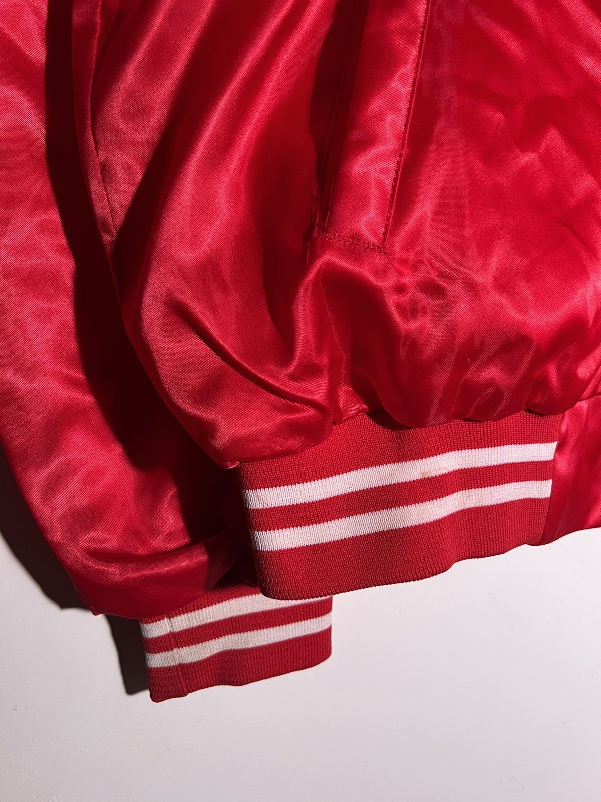 Vintage 80's VTG Vintage Baseball Retro Indie Varsity Satin Jacket Size US XL / EU 56 / 4 - 8 Thumbnail