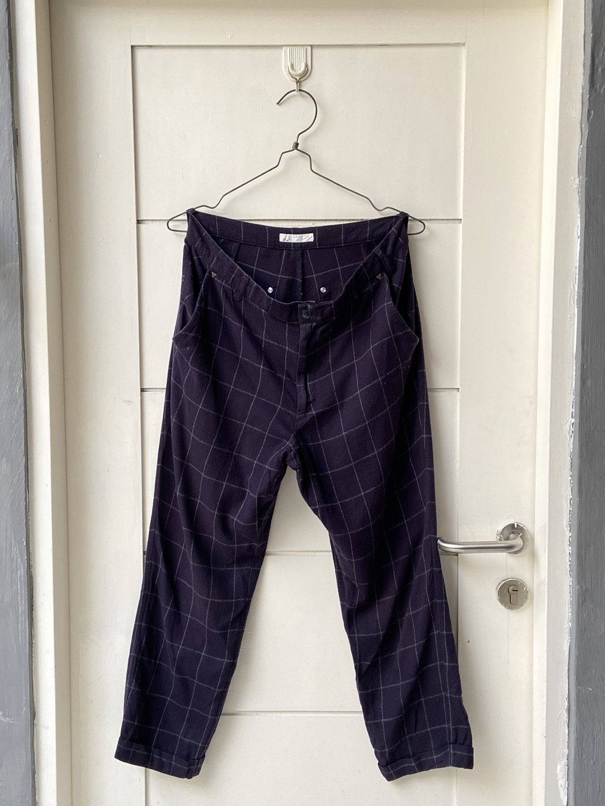Issey Miyake NE-NET Plaid Long Pants Size US 30 / EU 46 - 1 Thumbnail