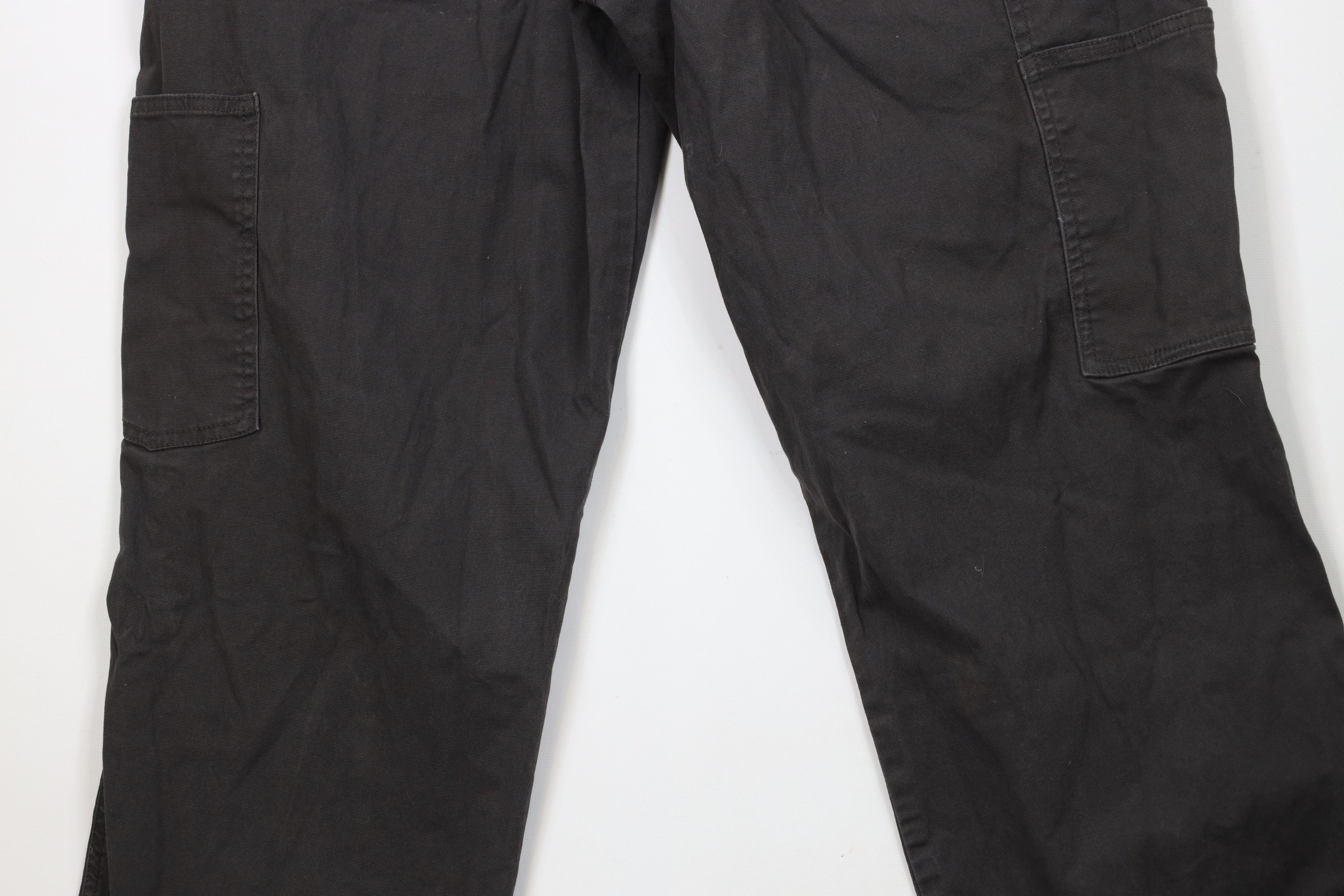 Vintage Vintage Y2K Streetwear Belted Canvas Wide Leg Pants Gray Size US 40 / EU 56 - 12 Thumbnail