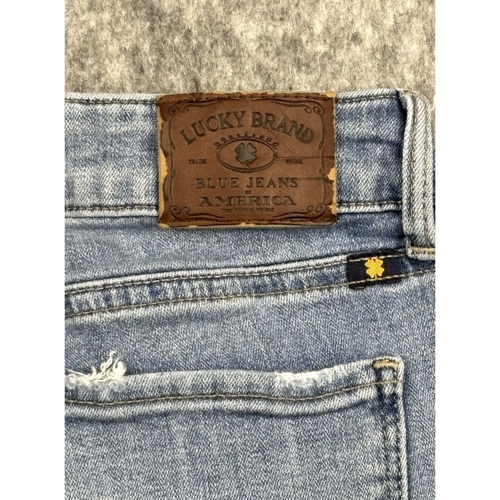Lucky Brand Lucky Brand Womens Lolita Skinny Jeans Blue Light Wash Casual Stretch Size 4/27 Size 27" / US 4 / IT 40 - 4 Thumbnail