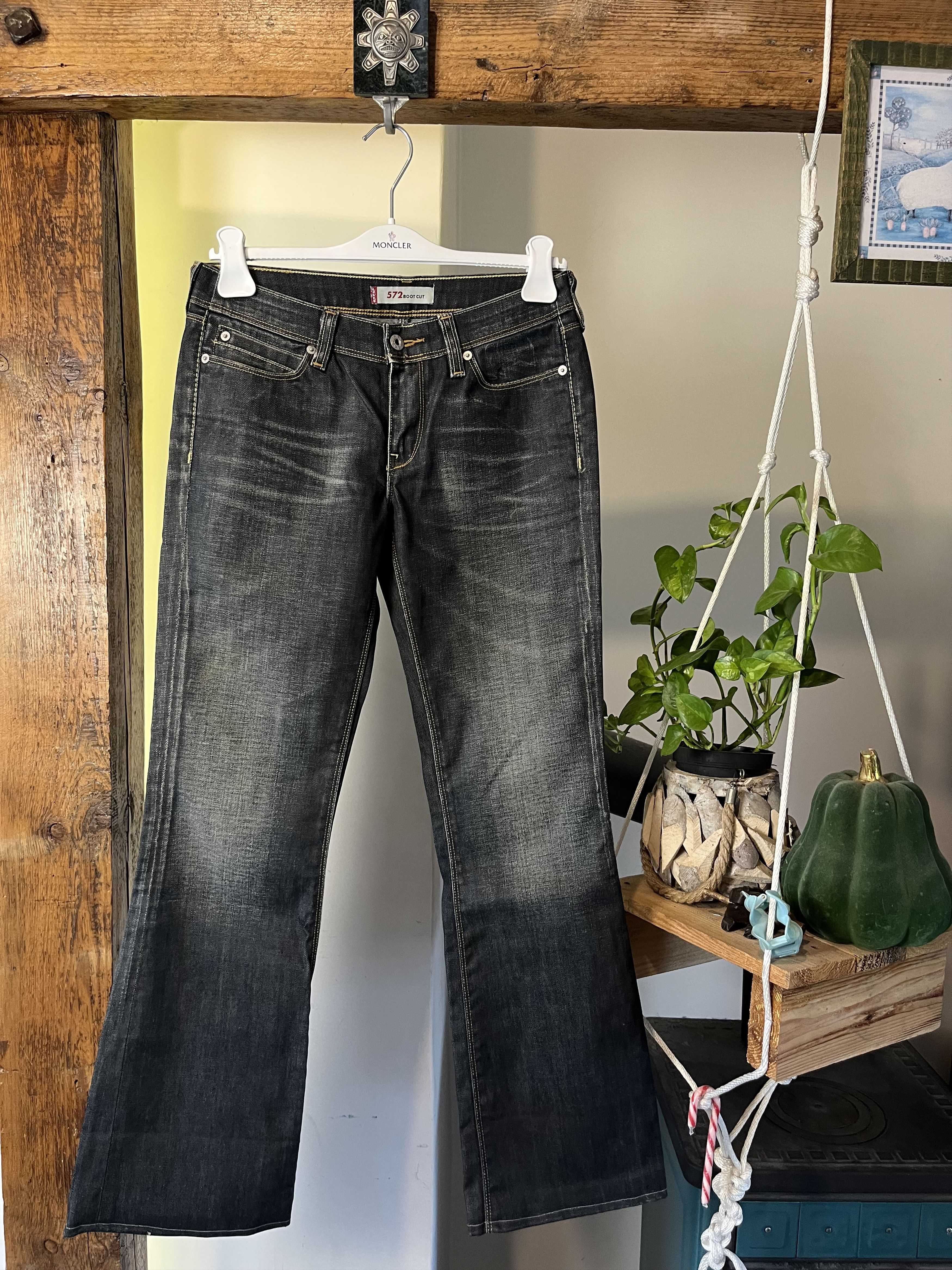 Levi's × Levi's Vintage Clothing Vintage Levis 572 Boot Cut Cowboy Avant Garde Opium Size 31" - 1 Thumbnail