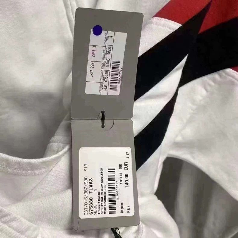 Balenciaga Balenciaga balenciaga white striped embroidered logo schoo Size US M / EU 48-50 / 2 - 6 Thumbnail