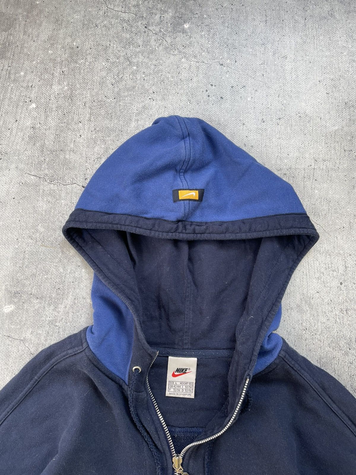 Nike 00s Nike Vintage Big Logo Hoodie Y2K Size US L / EU 52-54 / 3 - 7 Thumbnail