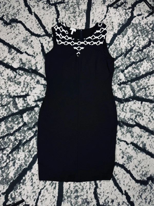 Escada Escada dress black white 40 Size S / US 4 / IT 40 - 1 Thumbnail