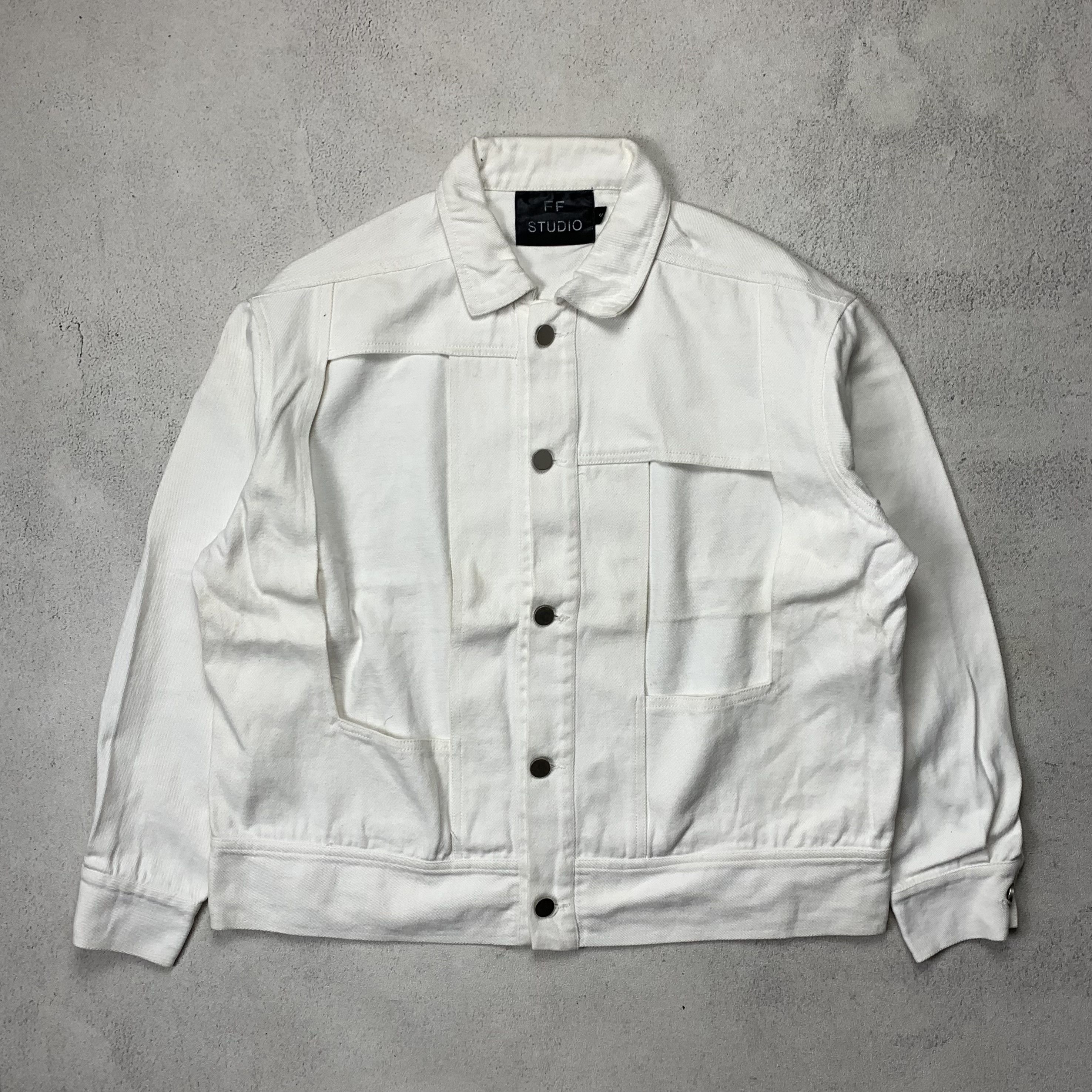 Japanese Brand FF Studio Trucker Jacket Japanese Brand Size US S / EU 44-46 / 1 - 1 Thumbnail