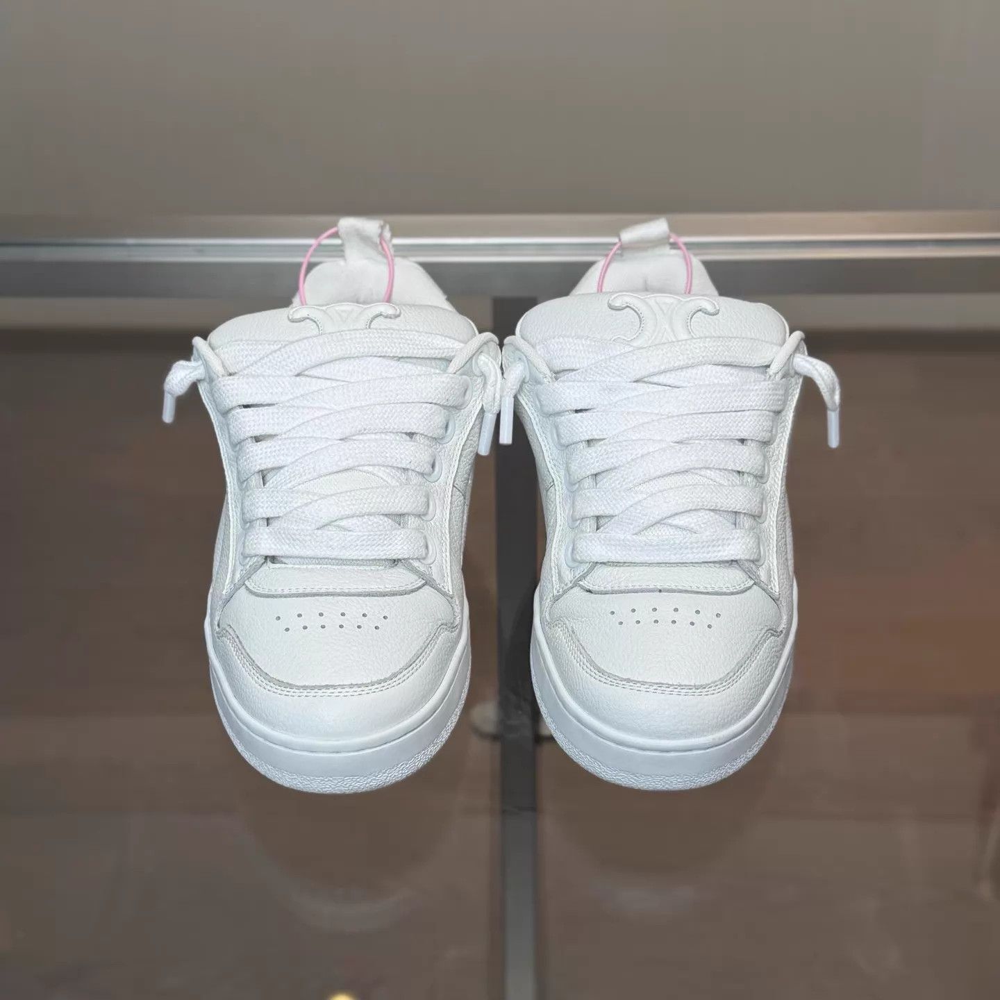Celine Celine 25SS White Puffy Sneaker Size 37 99 Size US 6.5 / IT 36.5 - 5 Thumbnail