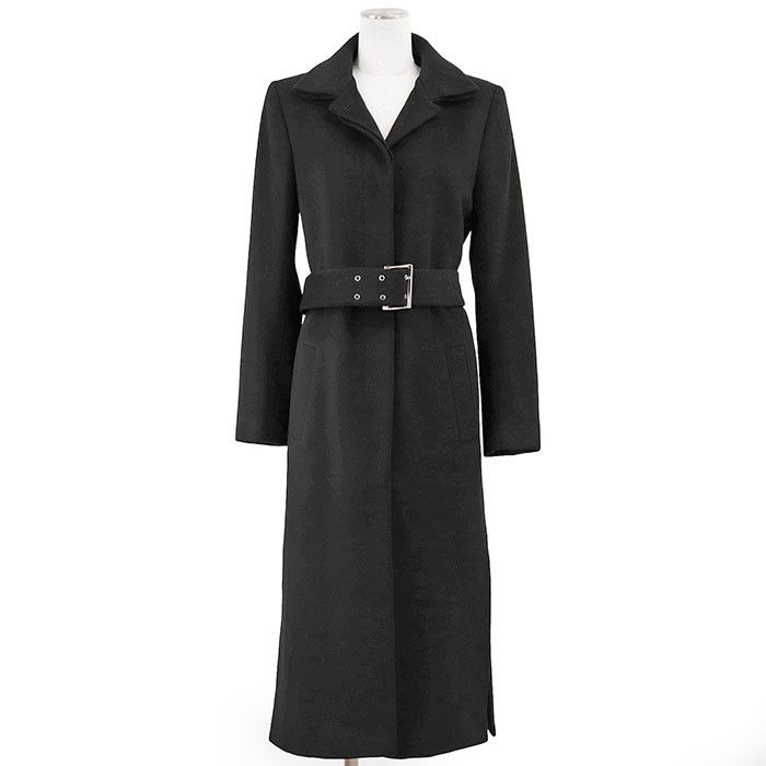 Gucci Gucci Gucci Melton Coat Wool Cashmere Long Coat Leather Outerwear DUTY FREE for USA Size ONE SIZE - 1 Thumbnail