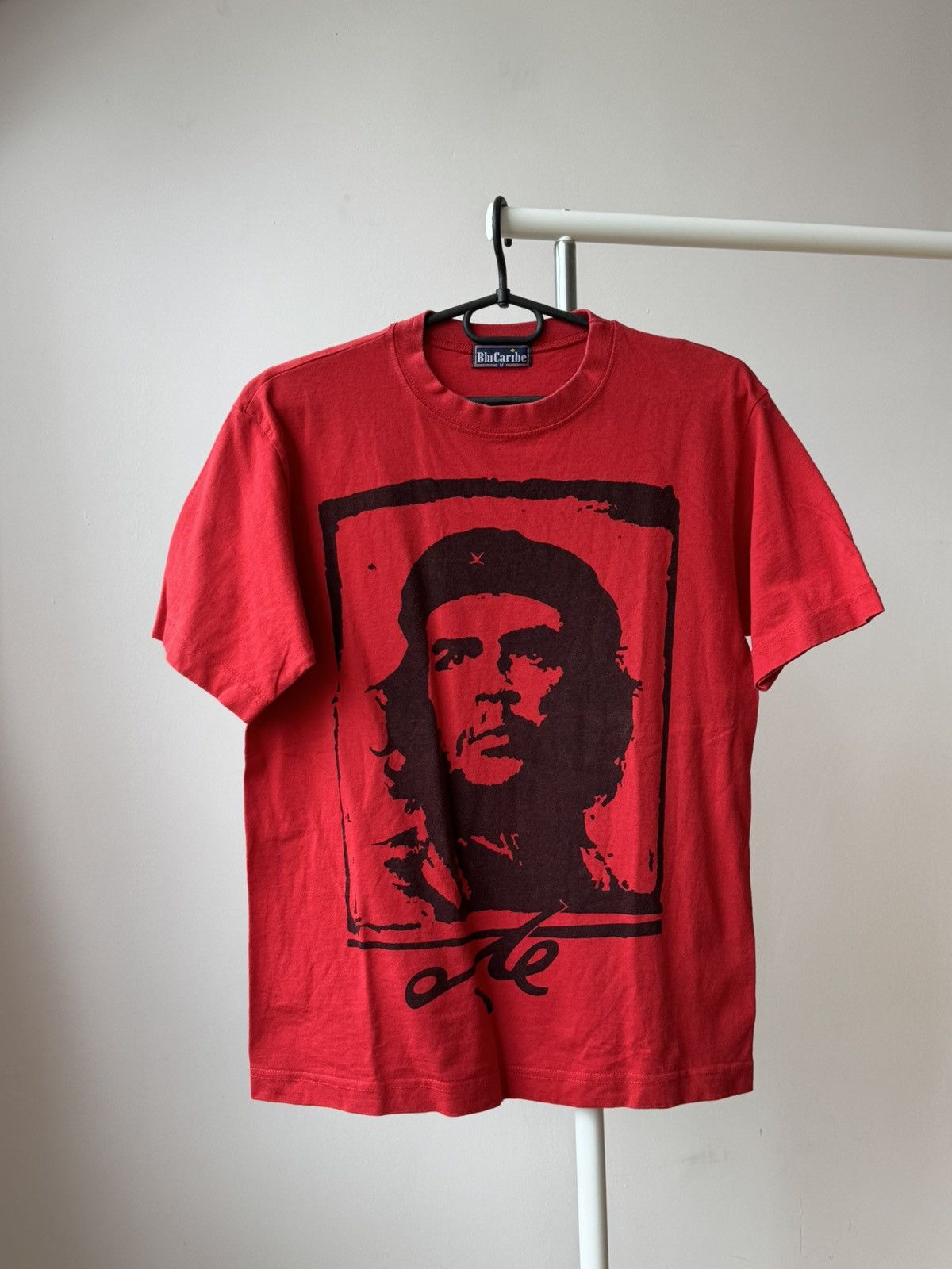 Vintage Vintage Che Guevara Big Face Graphic T-shirt Red Star Size US M / EU 48-50 / 2 - 1 Thumbnail