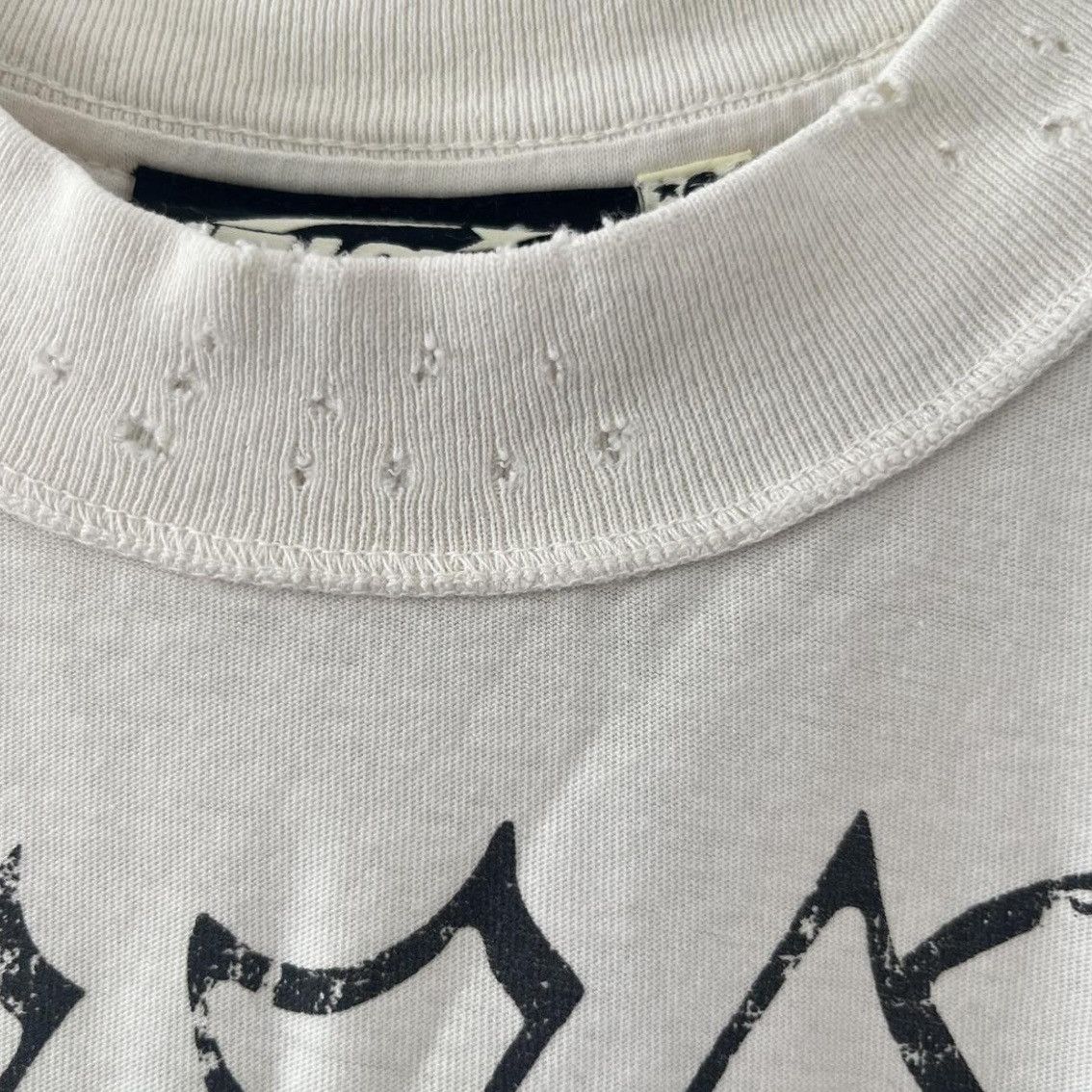 HELLSTAR Hellstar beige cut & sew tee Size US S / EU 44-46 / 1 - 3 Thumbnail