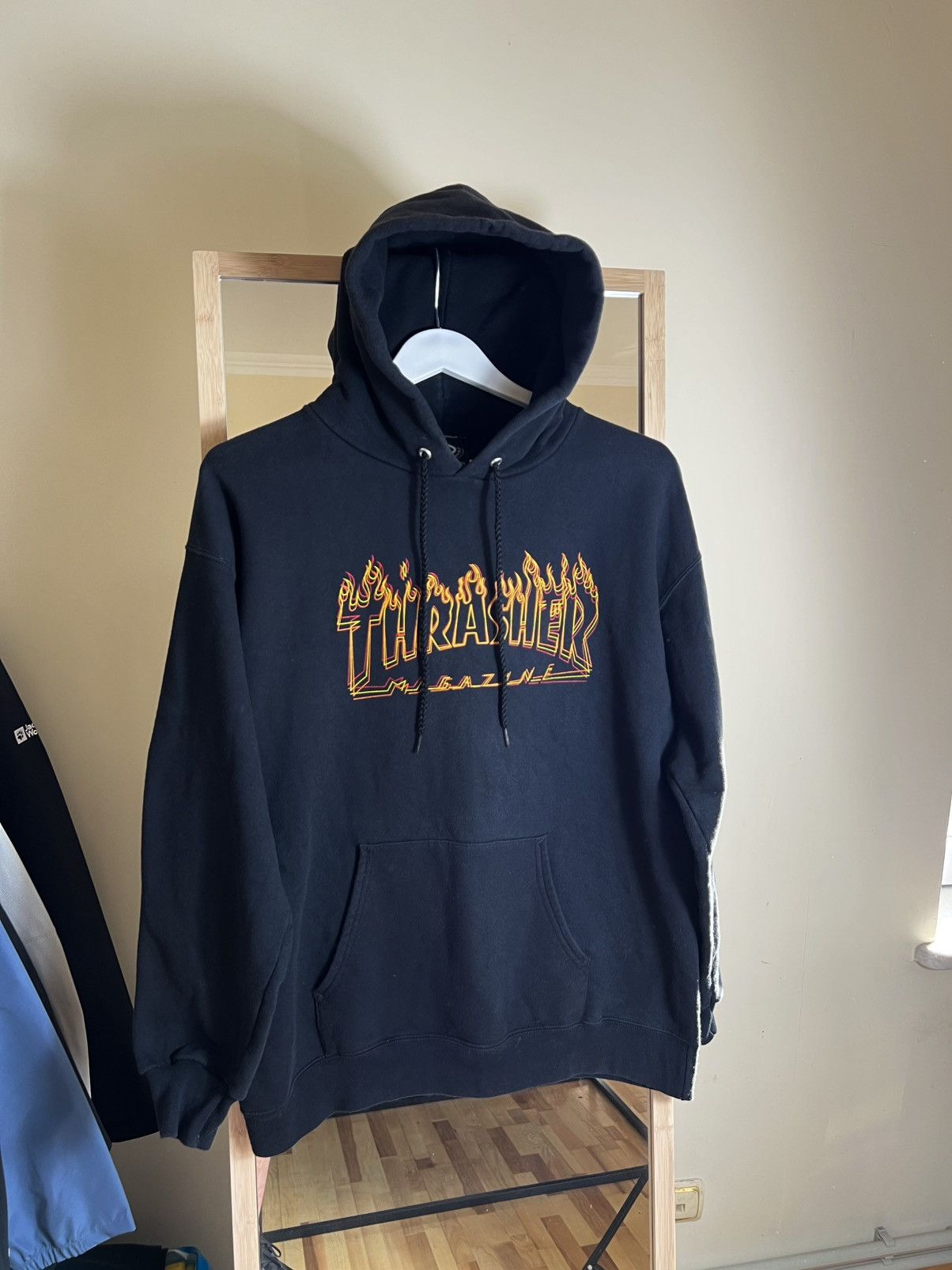 Thrasher Thrasher Hoodie Big logo Y2K Skater Boxy Wear Vintage Size US L / EU 52-54 / 3 - 1 Thumbnail