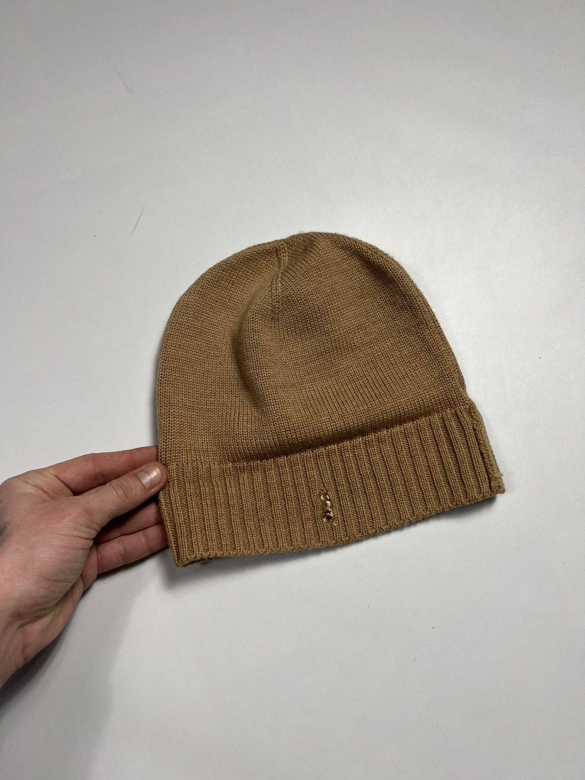 Polo Ralph Lauren Vintage Polo Ralph Lauren Cashmere Beanie Hat Size ONE SIZE - 3 Thumbnail