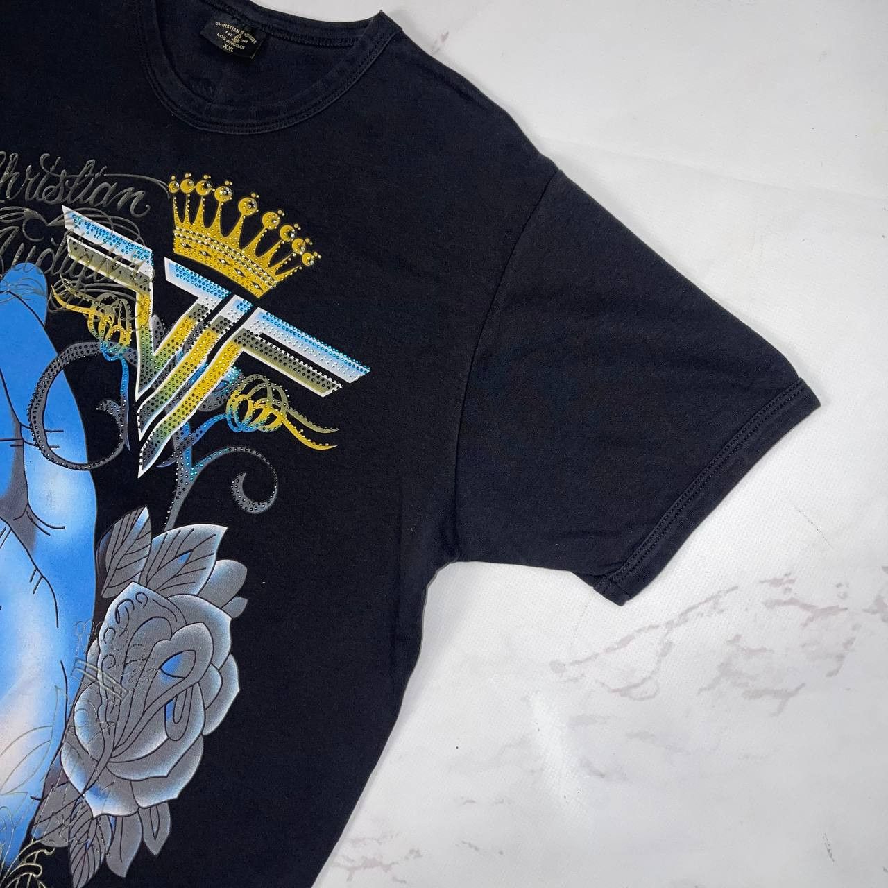 Christian Audigier Christian Audigier × Ed Hardy × Streetwear T-shirt Size XXL Size US XXL / EU 58 / 5 - 6 Thumbnail