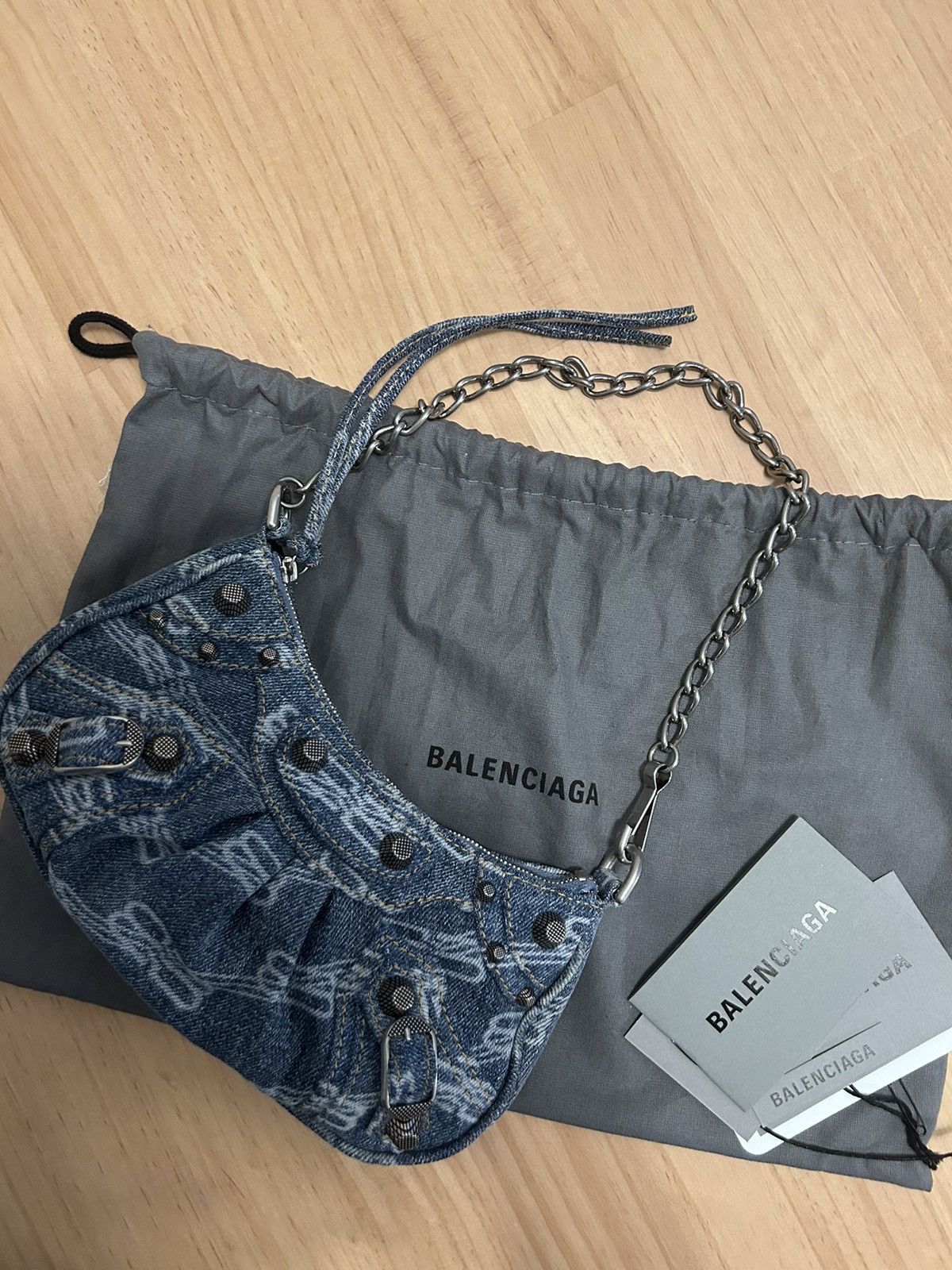 Balenciaga Balenciaga Le Cagole Mini Bag with Chain Size ONE SIZE - 1 Thumbnail