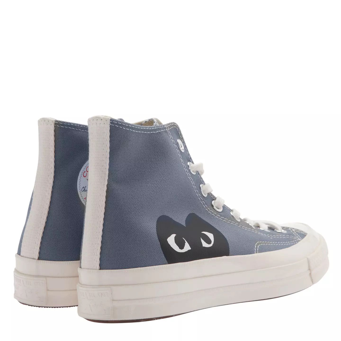 Comme des Garcons PLAY o1g2r1mq0426 Chuck Logo High Top Trainers in Grey Size US 11 / EU 44 - 5 Thumbnail