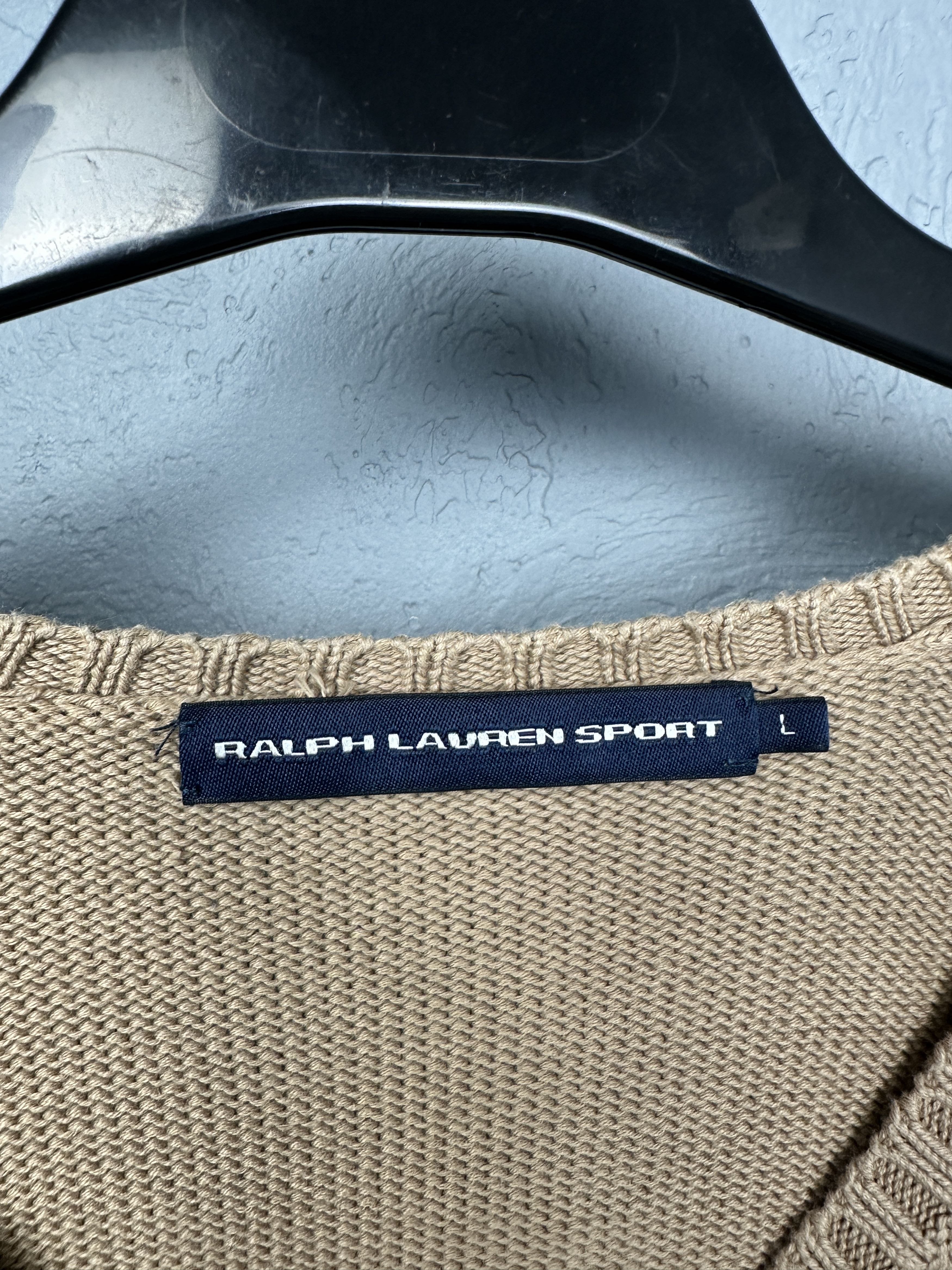 Polo Ralph Lauren Polo Ralph Lauren Vintage Womens V-Neck Knit Sweater Size L / US 10 / IT 46 - 5 Thumbnail
