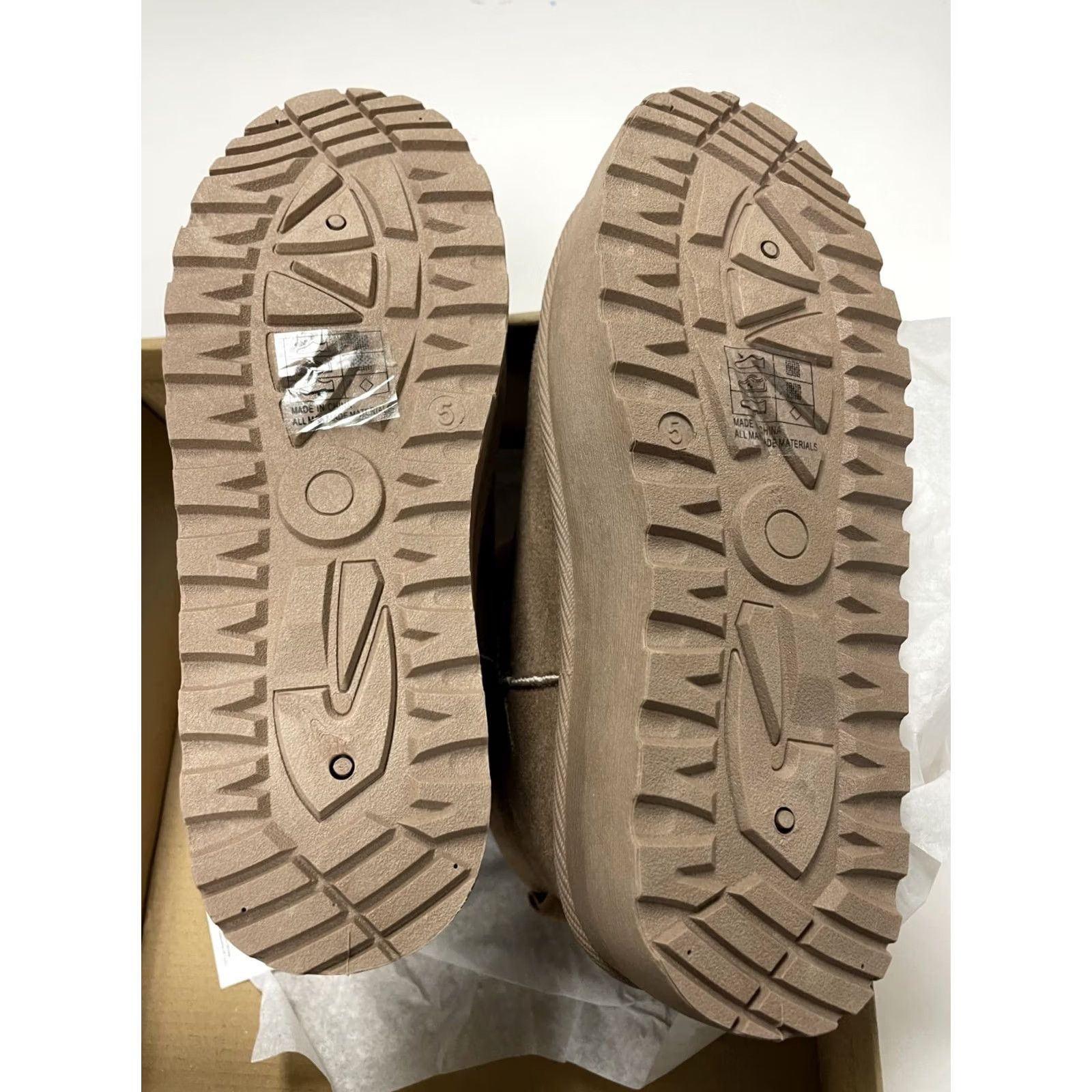 Avalanche AVALANCHE Women's Boot Slip-On Taupe Suede Size 5 Size US 5 / IT 35 - 5 Thumbnail