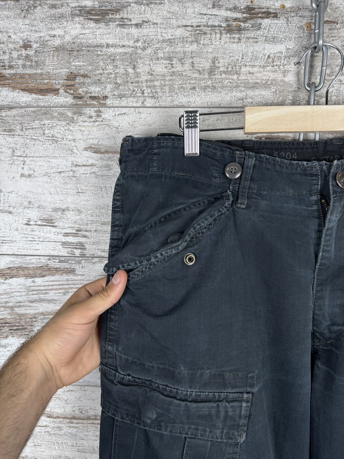 G-Star × Vintage Mens Vintage Distressed G Star Raw cargo pants jeans denim Size US 36 / EU 52 - 5 Thumbnail