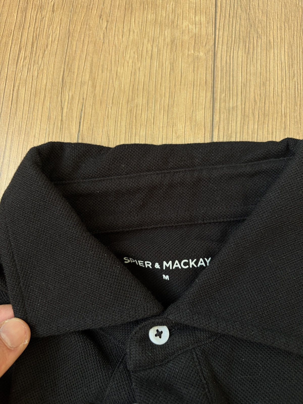 Spier & Mackay Spier & Mackay Waffle Long Sleeve Polo Shirt Size US M / EU 48-50 / 2 - 3 Thumbnail