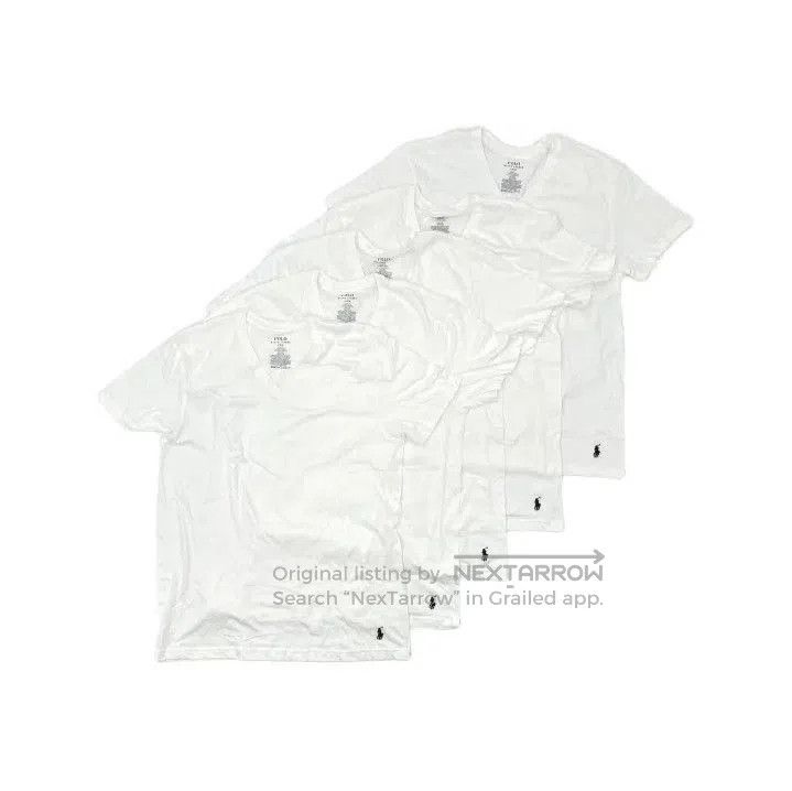 Polo Ralph Lauren Polo Ralph Lauren Men's White V. Size US L / EU 52-54 / 3 - 2 Thumbnail