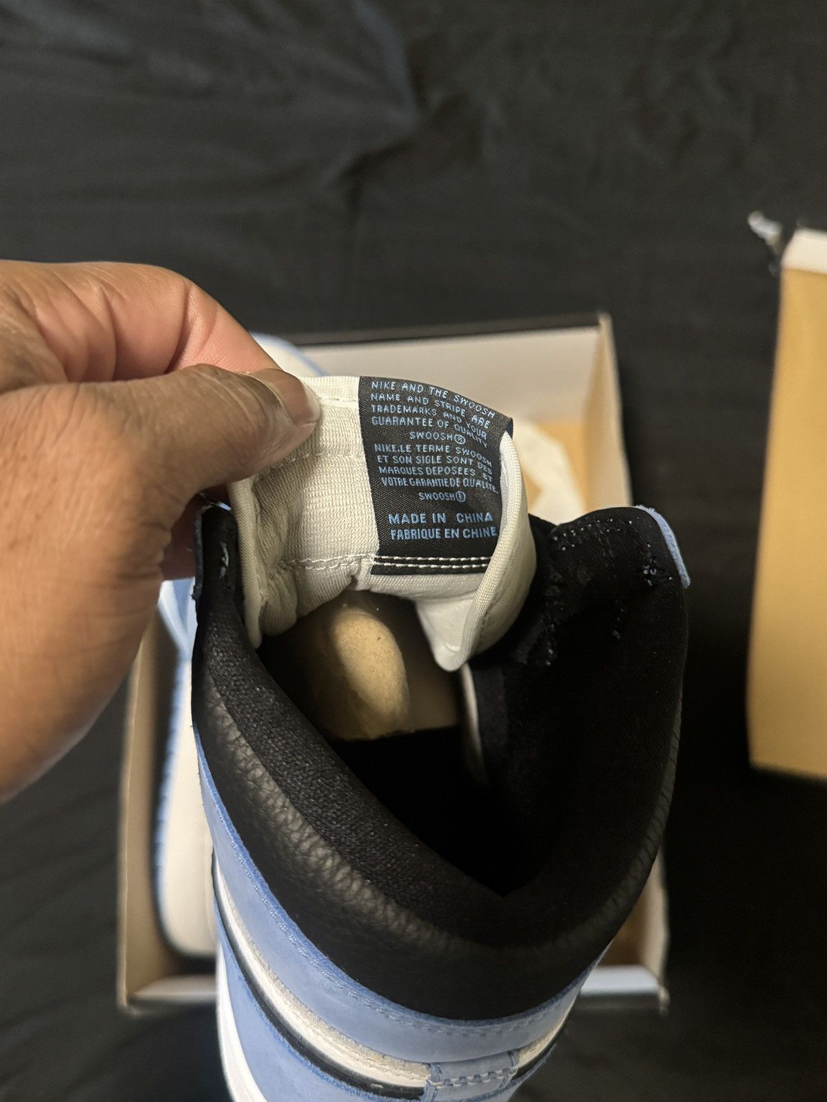 Jordan Brand Jordan 1 University Blue Size US 9.5 / EU 42-43 - 11 Thumbnail