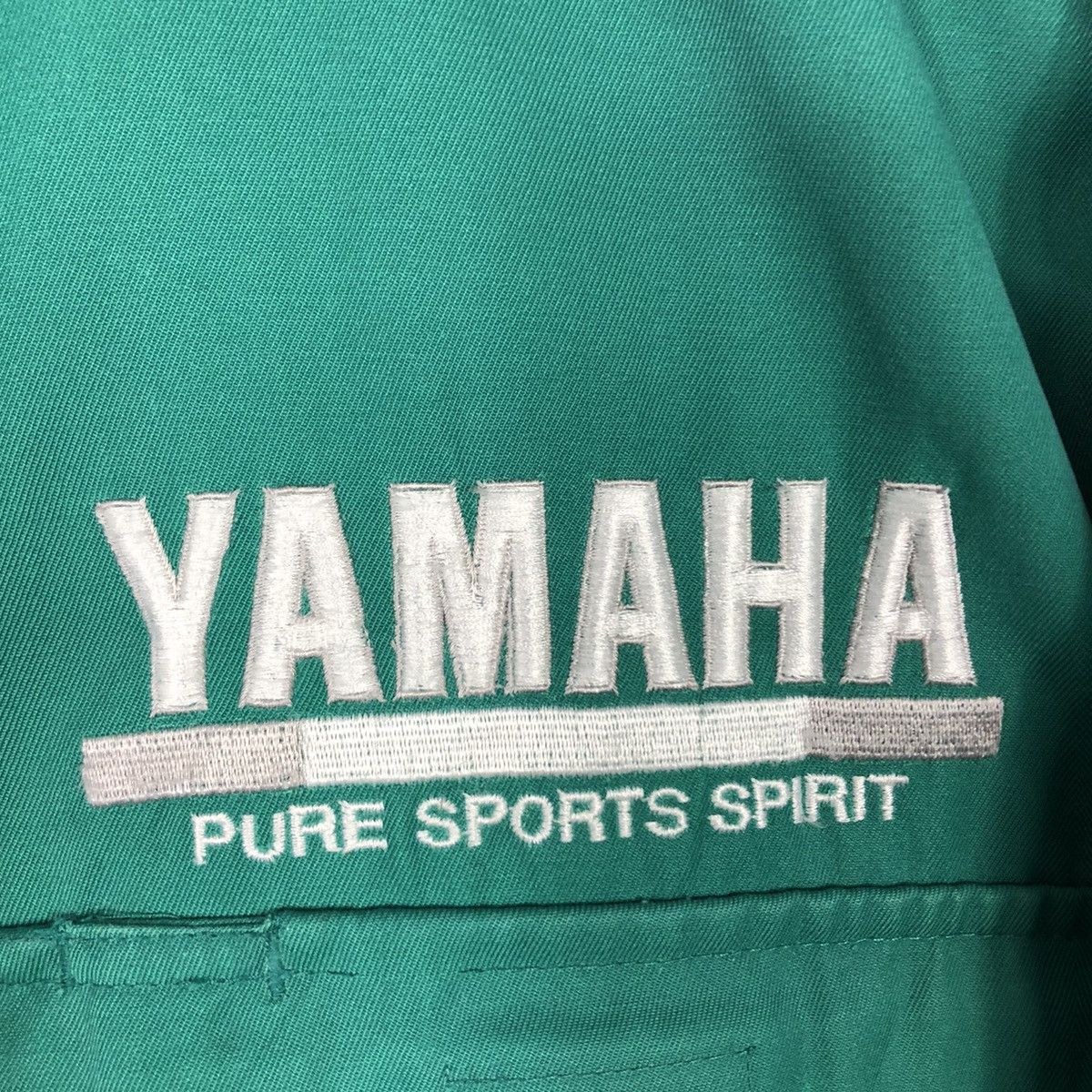 Japanese Brand 📌Vintage Coverall Worker Racing Yamaha Big Logo Spell Out Size US 36 / EU 52 - 17 Thumbnail