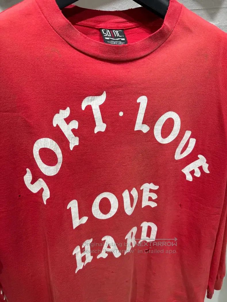 Saint Michael Saint Michael SOFT LOVE HARD Long Sleeve Shirt Size US XL / EU 56 / 4 - 4 Thumbnail