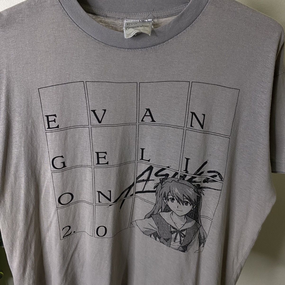 Anime Vintage 2000s Neon Genesis Evangelion EVA Asuka Langley Tee Size US L / EU 52-54 / 3 - 2 Thumbnail
