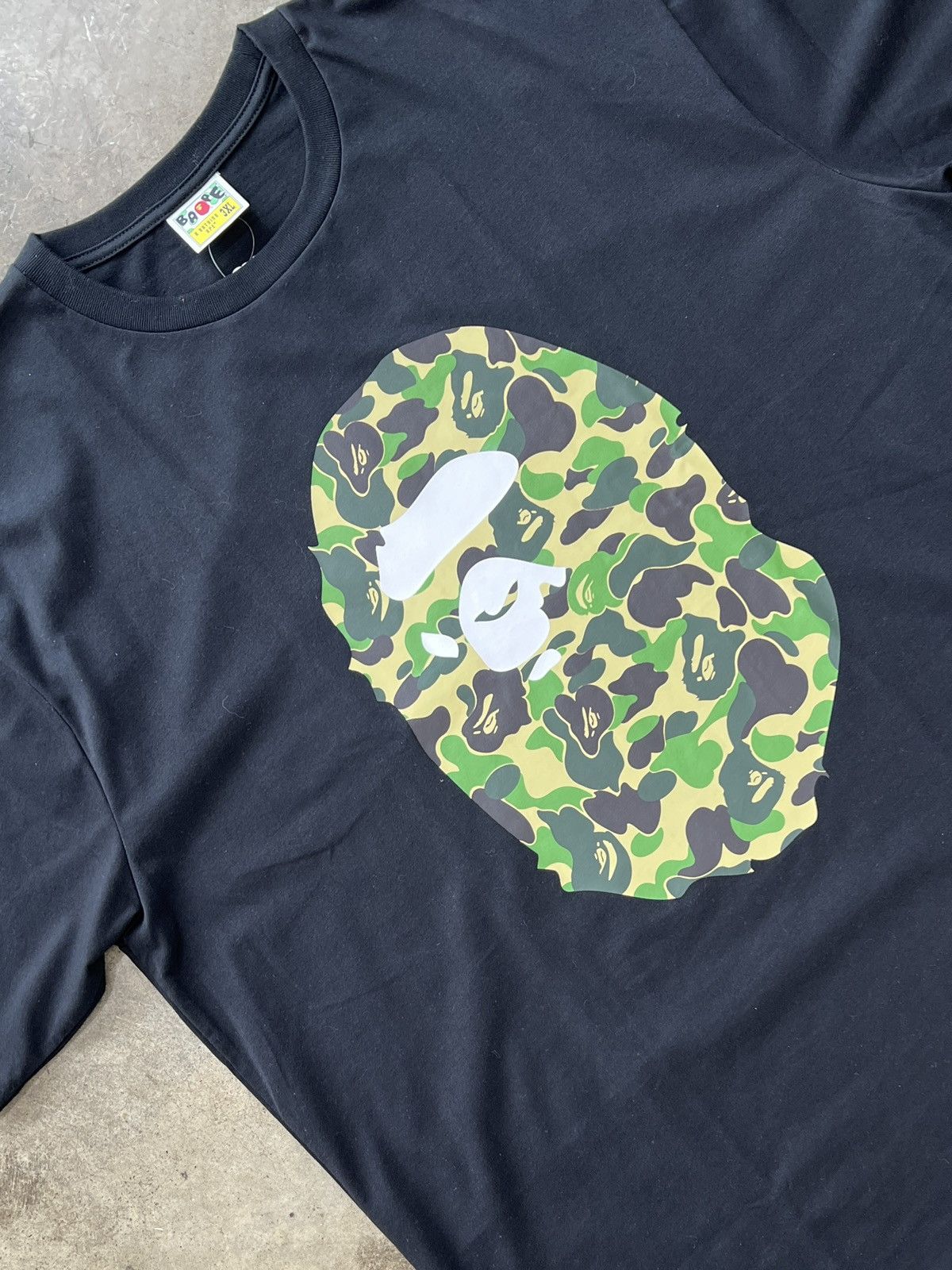 Bape Bape ABC Camo Ape Head Tee Black 3XL Size US XXL / EU 58 / 5 - 1 Thumbnail