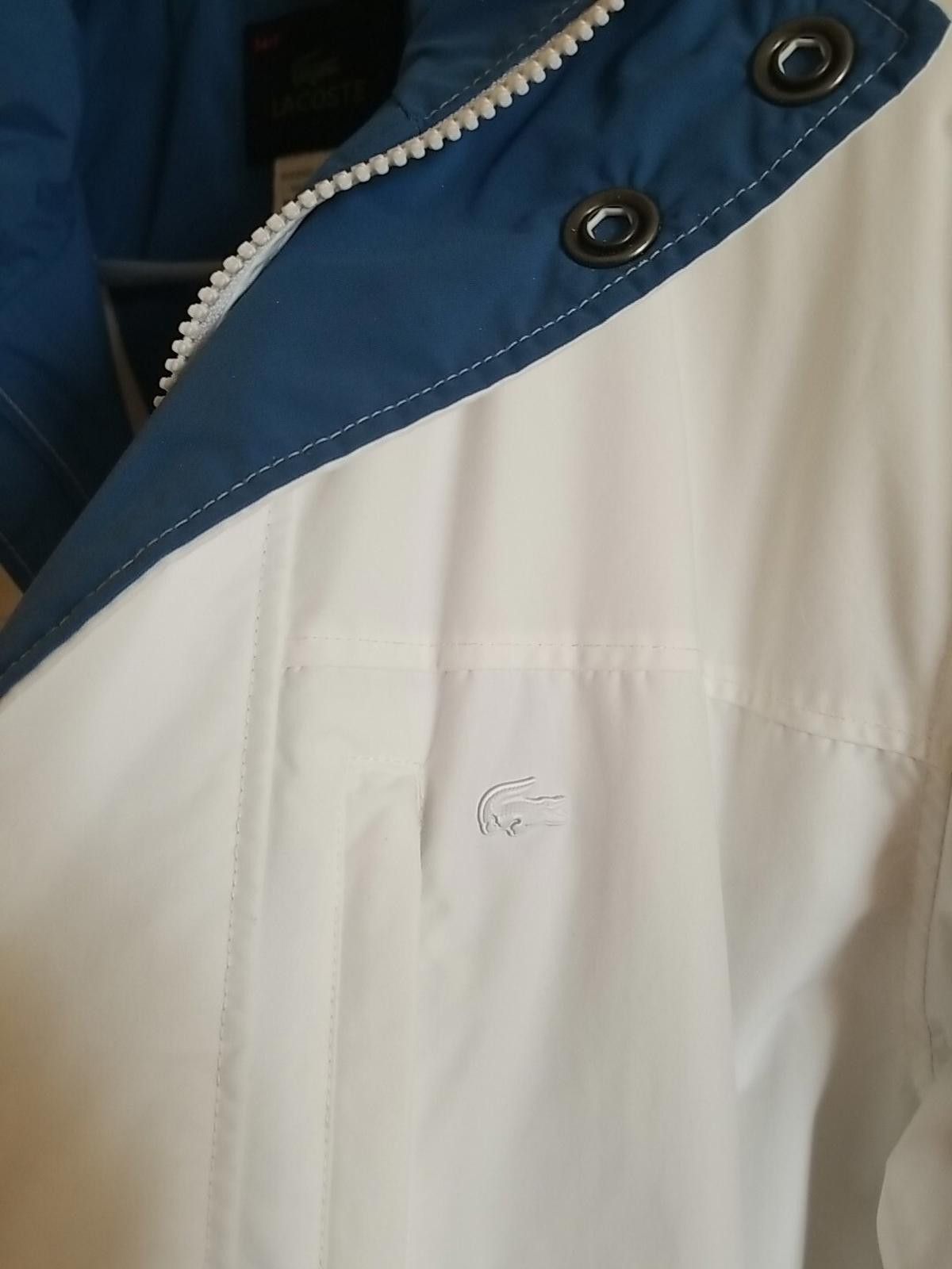 Lacoste Lacoste Men's Lightweight Two-Tone Rain Jacket - Size 54/6 Size US XL / EU 56 / 4 - 2 Thumbnail