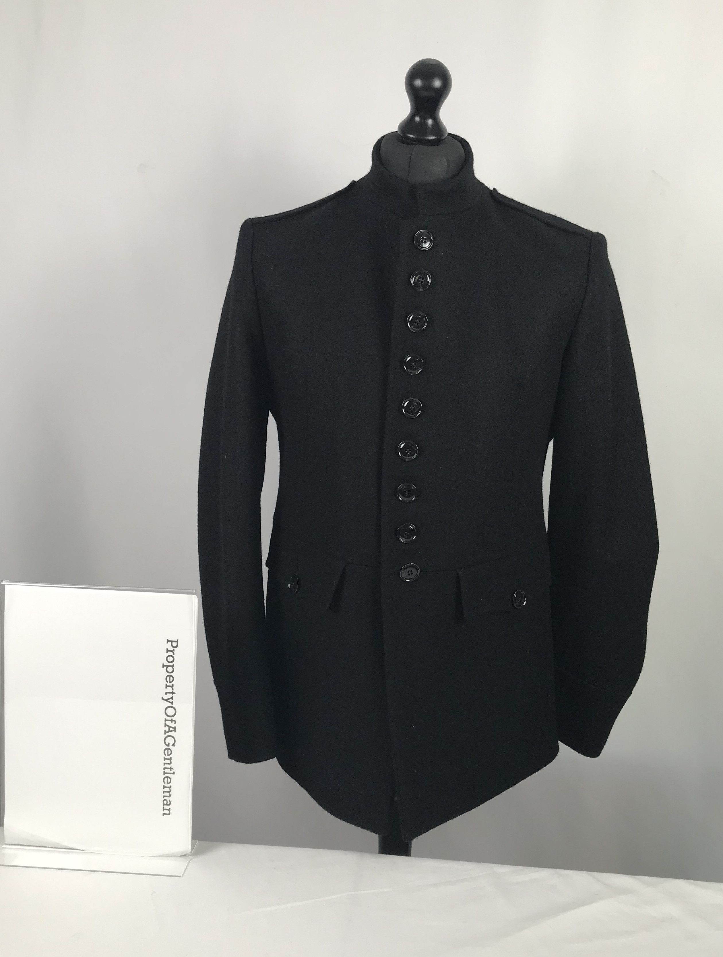 Dries Van Noten Peacock Military Jacket Size 52R - 2 Thumbnail