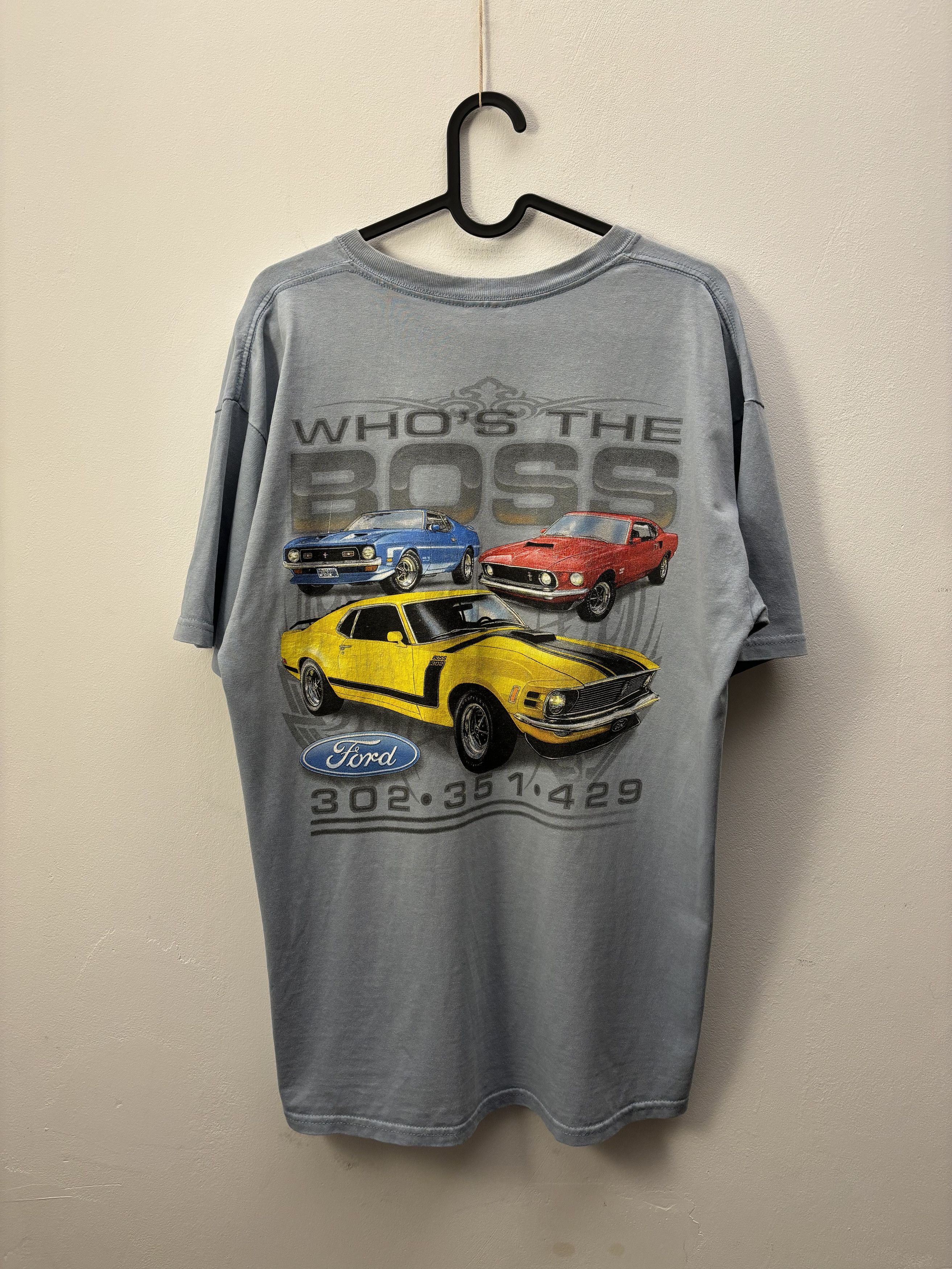Ford × Vintage Vintage Ford Boss 302-351-429 Back Print Tee Size US L / EU 52-54 / 3 - 1 Thumbnail