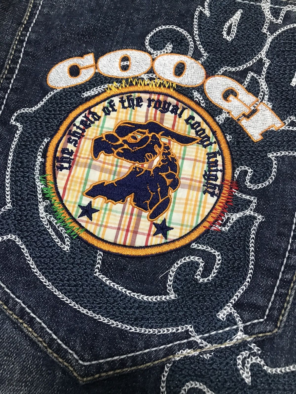 Affliction 🔥🔥Crazy Rare Affliction Style Coogi Y2K Embroidery Jeans Size US 38 / EU 54 - 13 Thumbnail