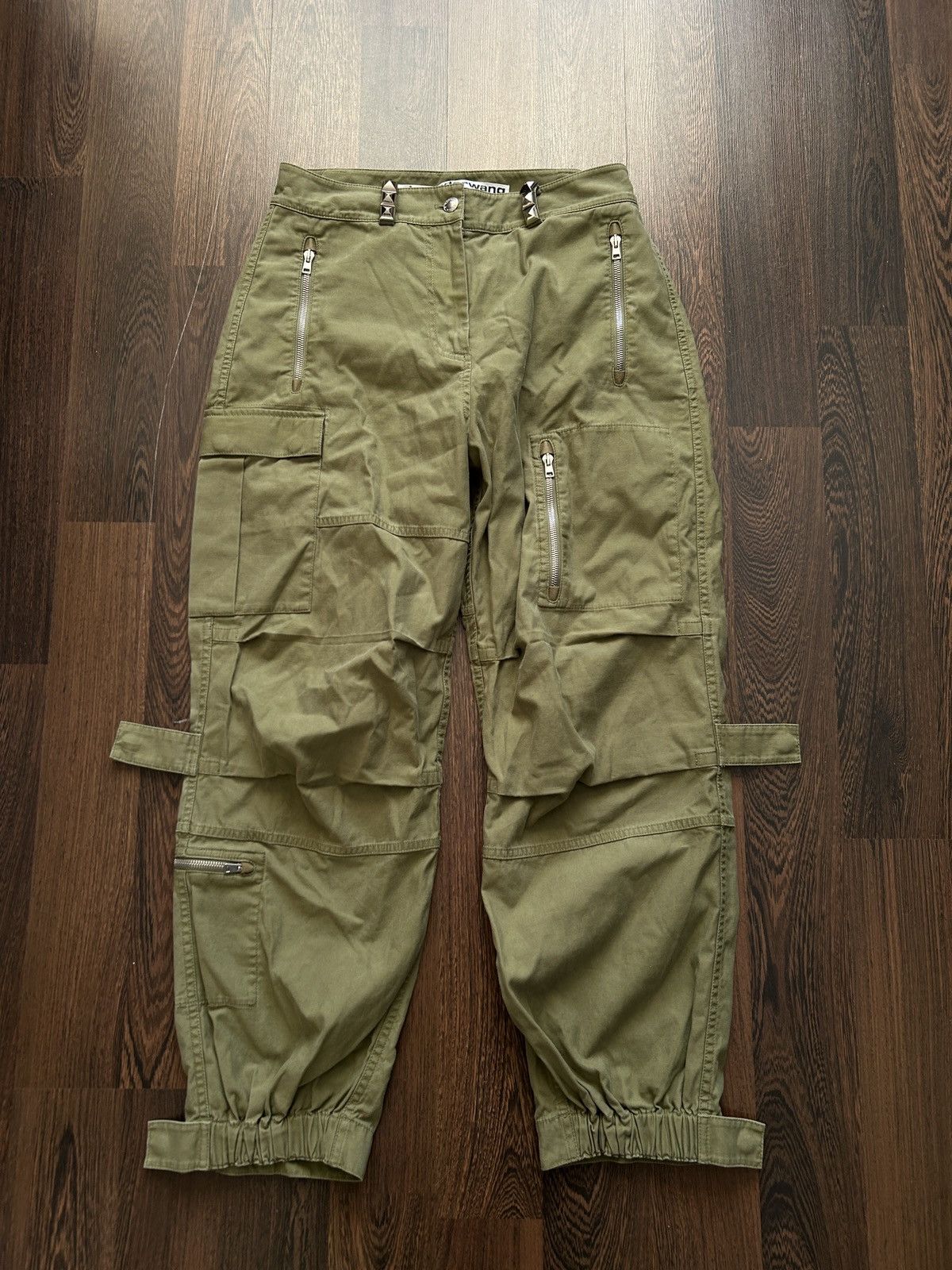 Alexander Wang × Japanese Brand × T by Alexander Wang Alexander Wang Cargo Twill Trousers Pant 31x27.5 Size US 30 / EU 46 - 1 Thumbnail