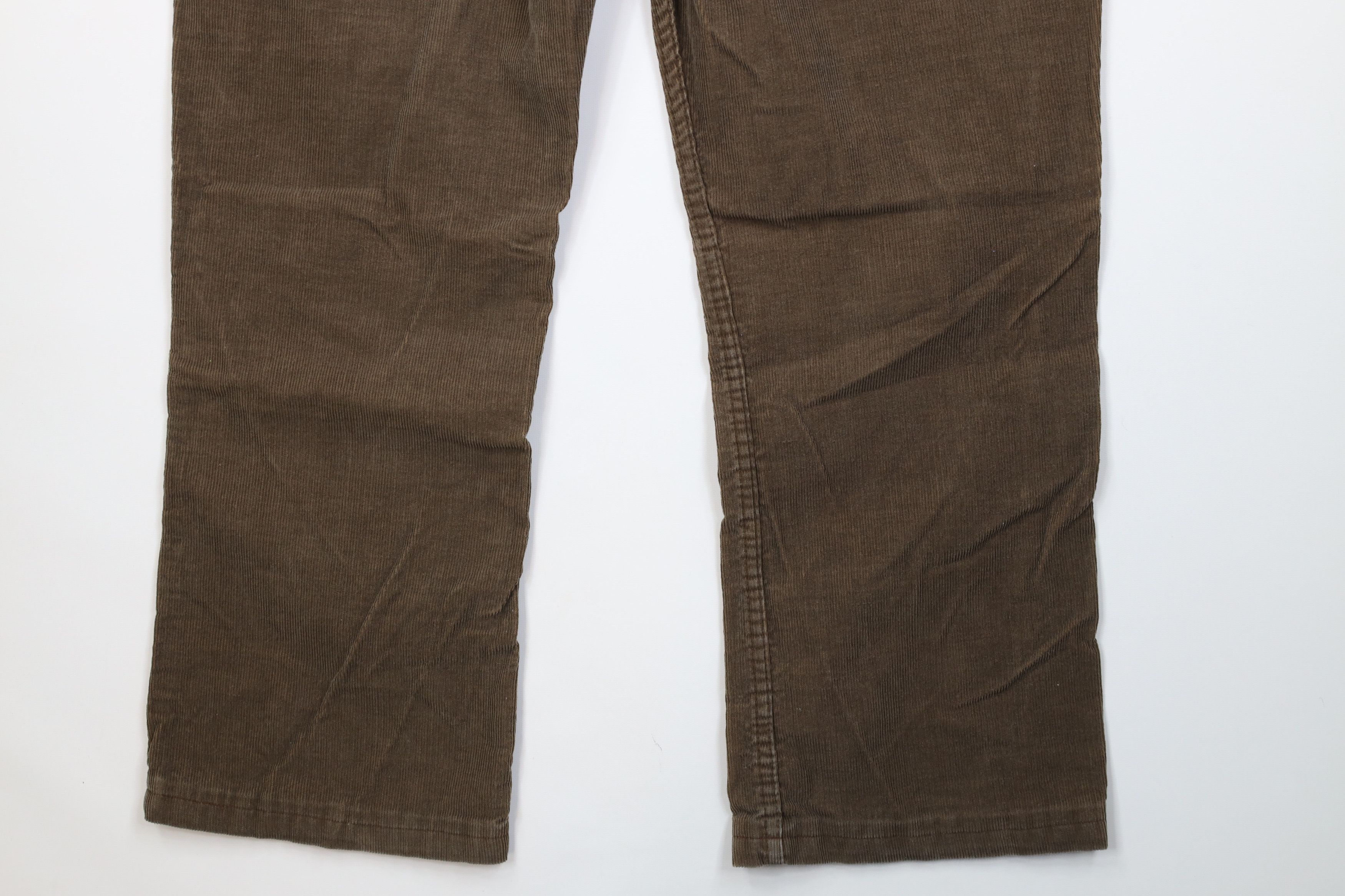 Vintage Vintage 70s Streetwear Wide Leg Corduroy Pants Brown USA Size US 36 / EU 52 - 13 Thumbnail
