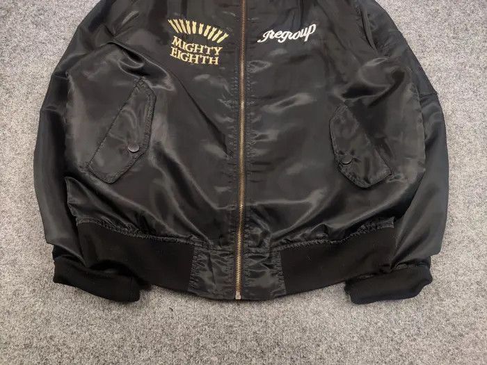 Vintage Vintage 90's Us Army Special Forces Regroup Bomber Jacket Size US L / EU 52-54 / 3 - 5 Thumbnail