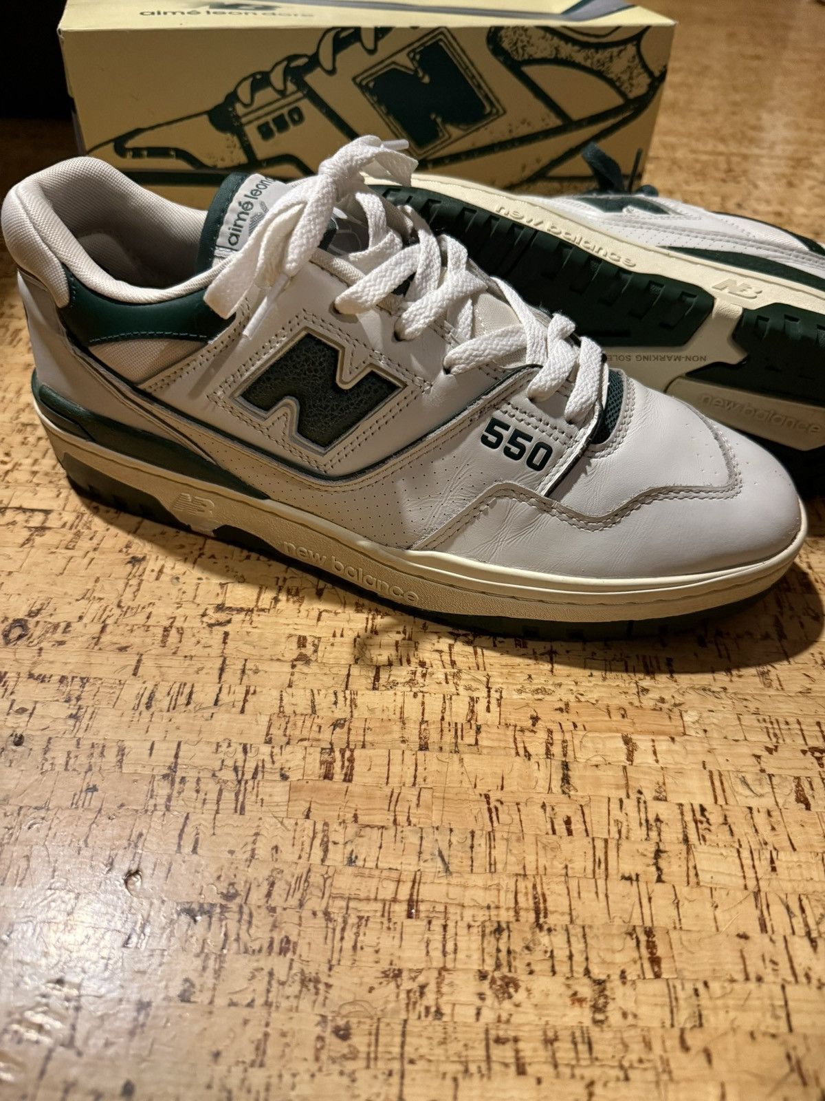Aime Leon Dore × New Balance Aimé Leon Dore x New Balance 550 ‘Evergreen’ Size US 10 / EU 43 - 7 Thumbnail