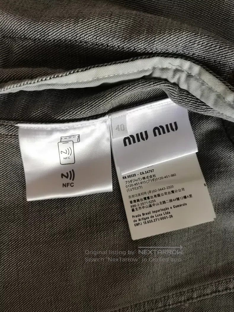 Miu Miu Miu Miu 40 Spring and summer denim jacket Size M / US 6-8 / IT 42-44 - 6 Thumbnail