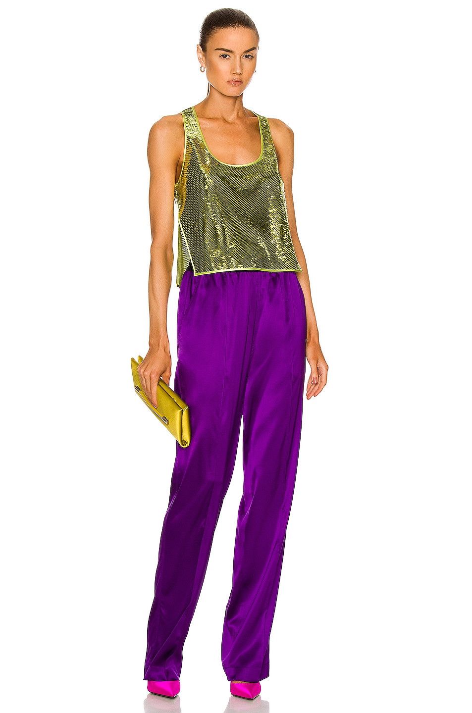 Tom Ford o1y0126 Logo Sweatpant in Purple/Black Size 30" / US 8 / IT 44 - 4 Thumbnail