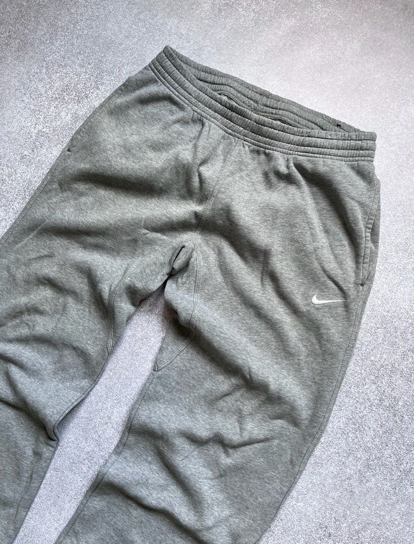 Nike × Vintage Vintage Nike Swoosh Baggy Cotton Pants Y2K M Size US 32 / EU 48 - 2 Thumbnail
