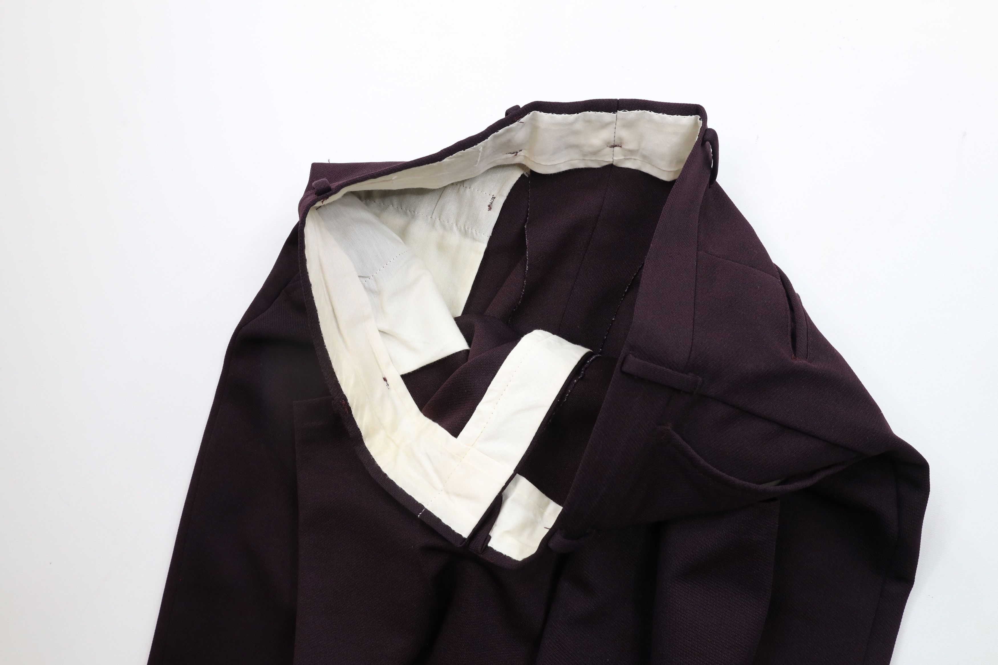 Vintage Vintage 70s Bell Bottoms Chino Pants Eggplant Purple USA Size US 34 / EU 50 - 6 Thumbnail