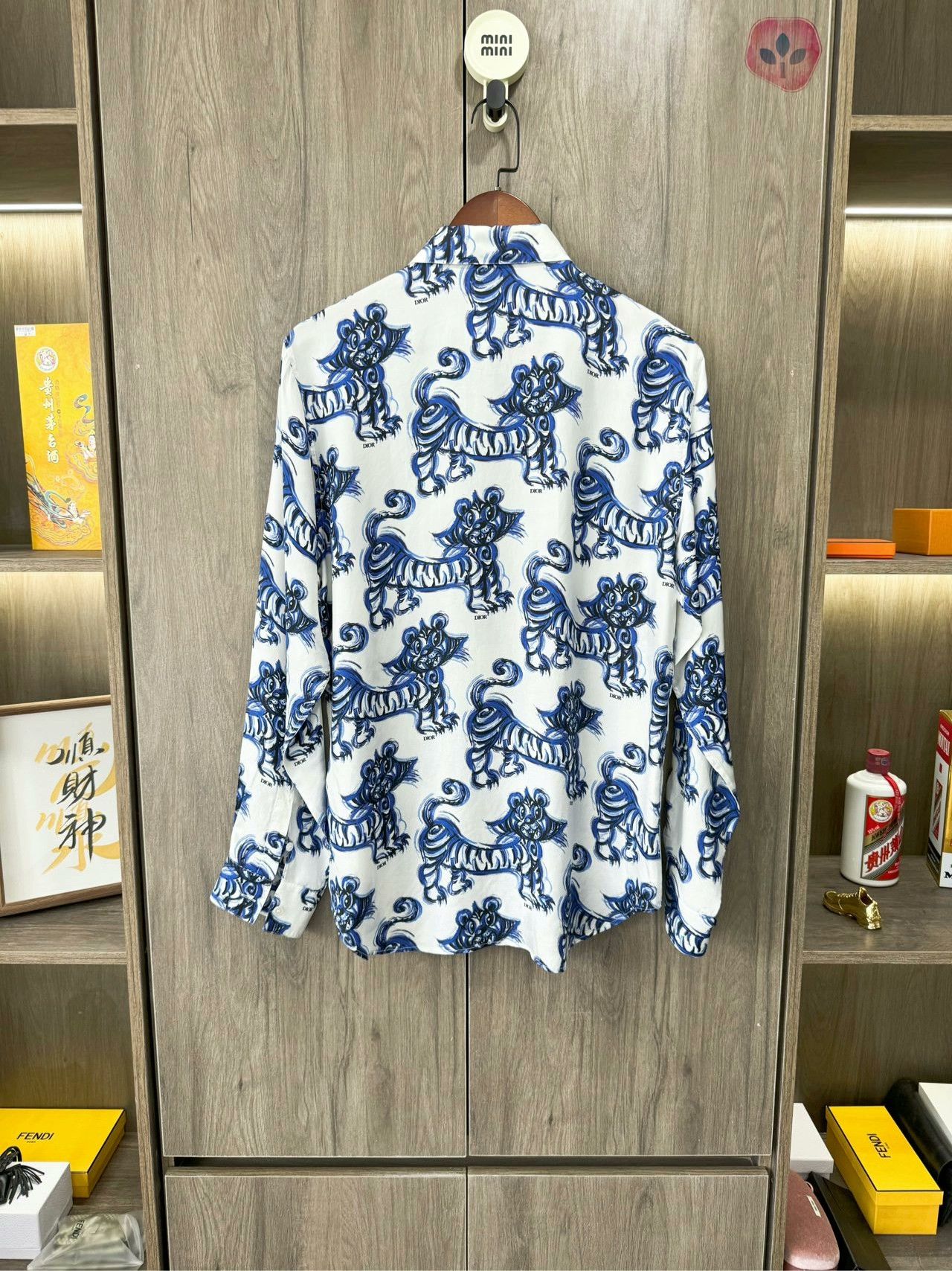 Dior Dior x Kenny Scharf Tiger Limited LS Shirt Size US M / EU 48-50 / 2 - 1 Thumbnail