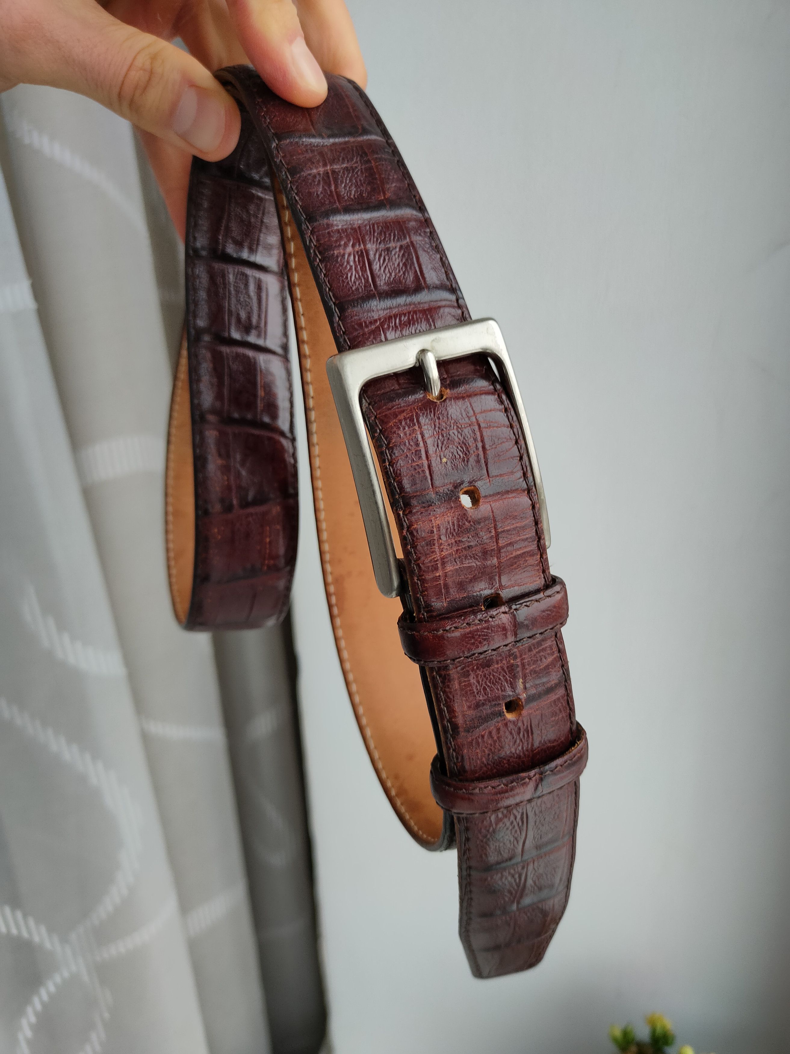 Vintage Robert Charles Vintage Leather Belts Men's Made in Italy Size ONE SIZE - 1 Thumbnail