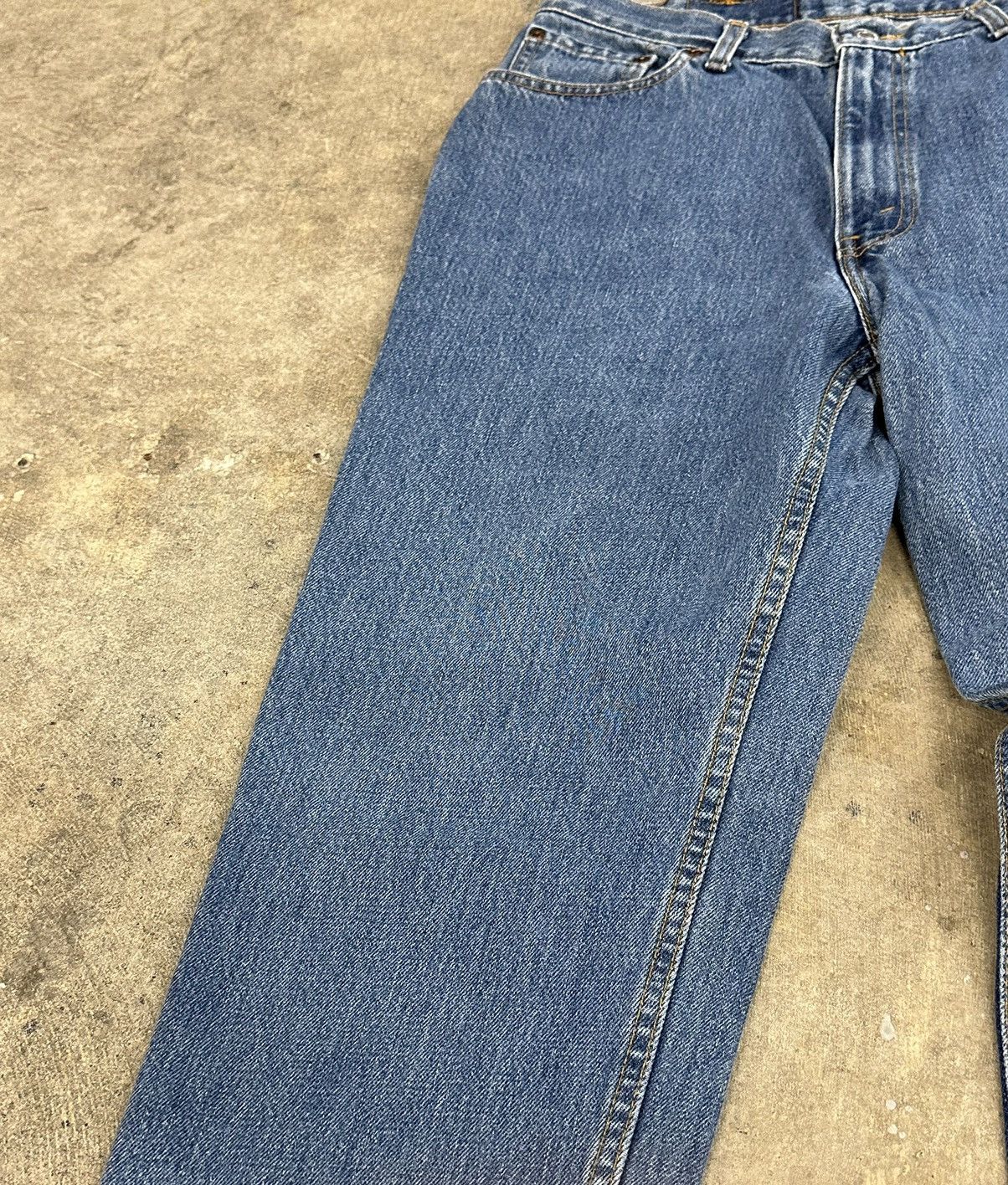 Levi's × Vintage Vintage 90s Levi’s 512 Denim Tab Blue Jeans Size 32 Size US 32 / EU 48 - 2 Thumbnail