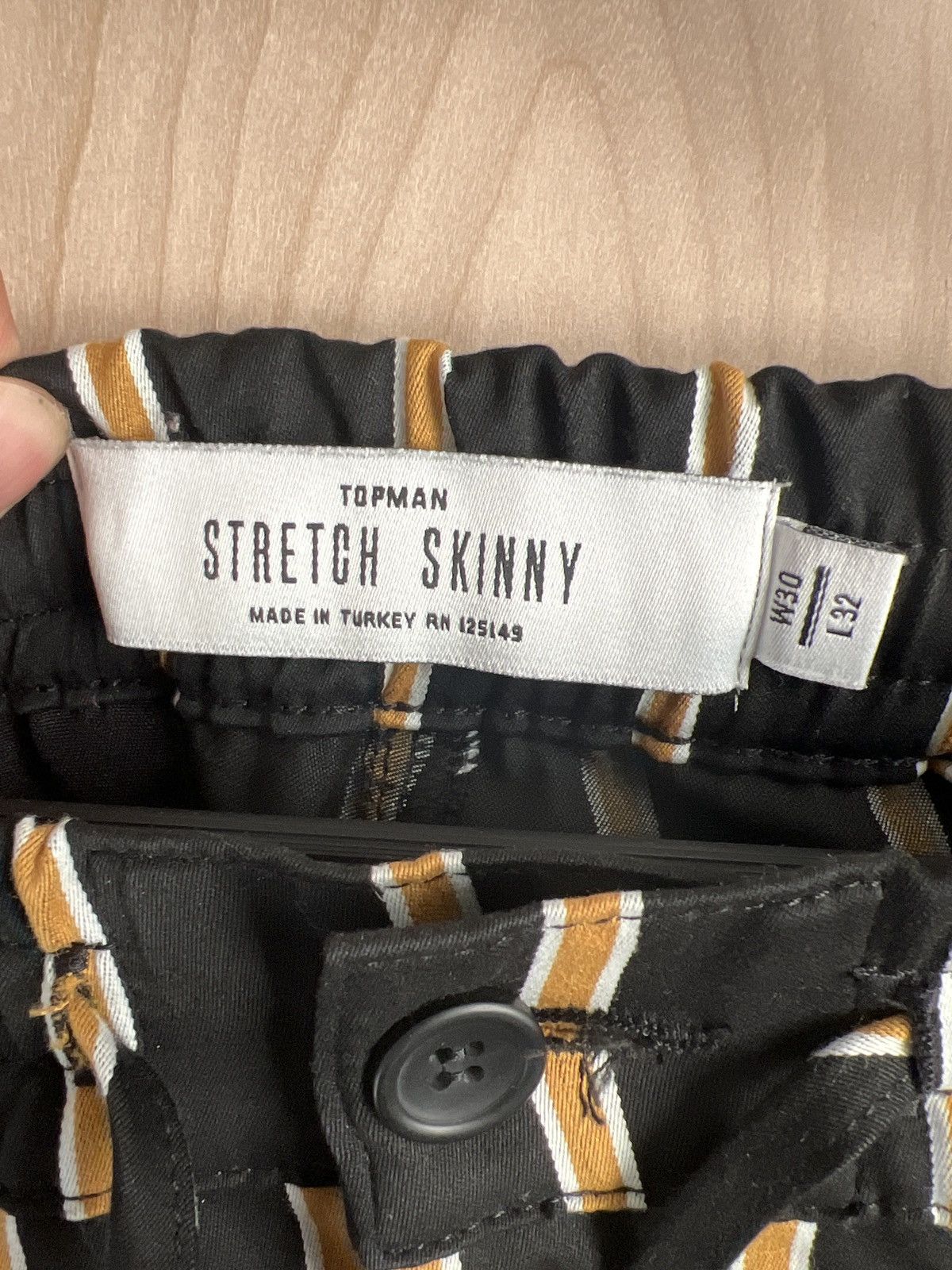 Topman Topman Strech Skinny Pants Size US 30 / EU 46 - 2 Thumbnail