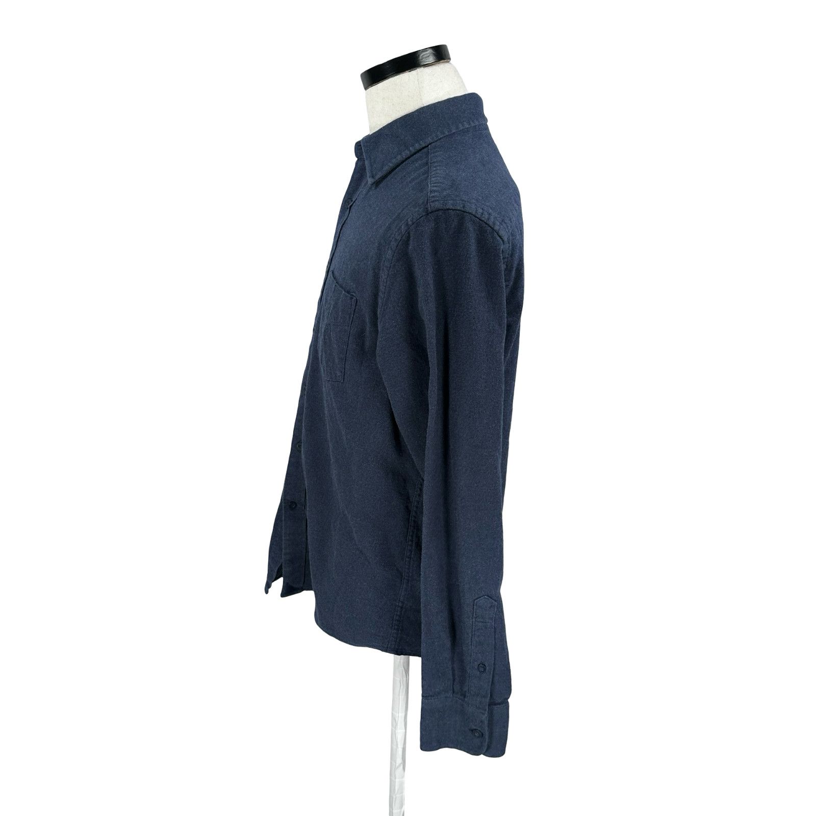 UNTUCKit Untuckit Flannel Shirt Men’s M Navy Blue Long Sleeve Cotton Size US M / EU 48-50 / 2 - 4 Thumbnail