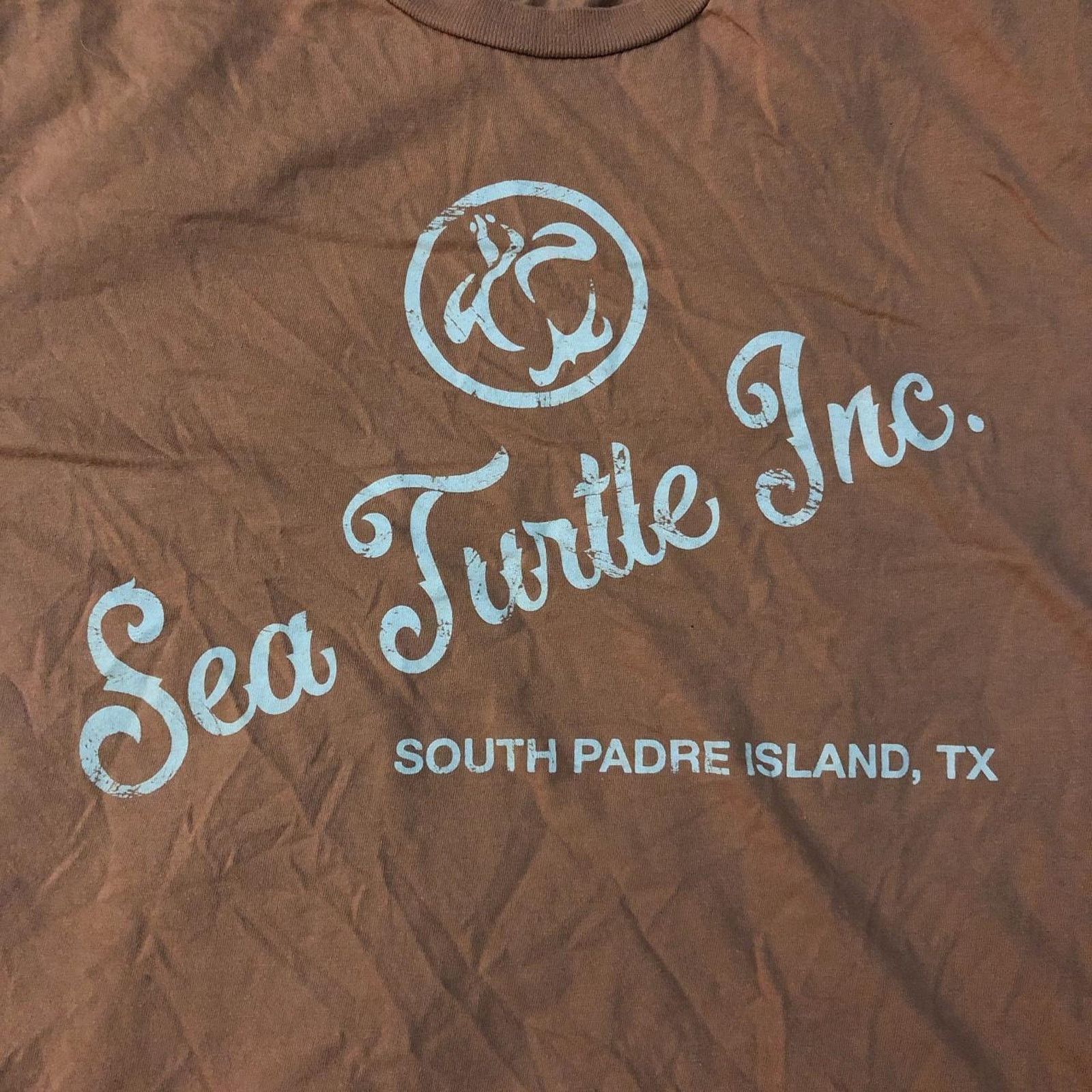 Other Orange Sea Turtle Inc. South Padre Island, Texas Graphic Tee Size US L / EU 52-54 / 3 - 3 Thumbnail
