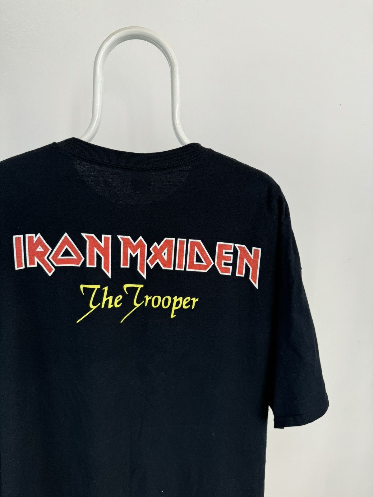 Band Tees × Vintage 2013 Iron Maiden The Troper Big Logo Tee Size US XXL / EU 58 / 5 - 5 Thumbnail