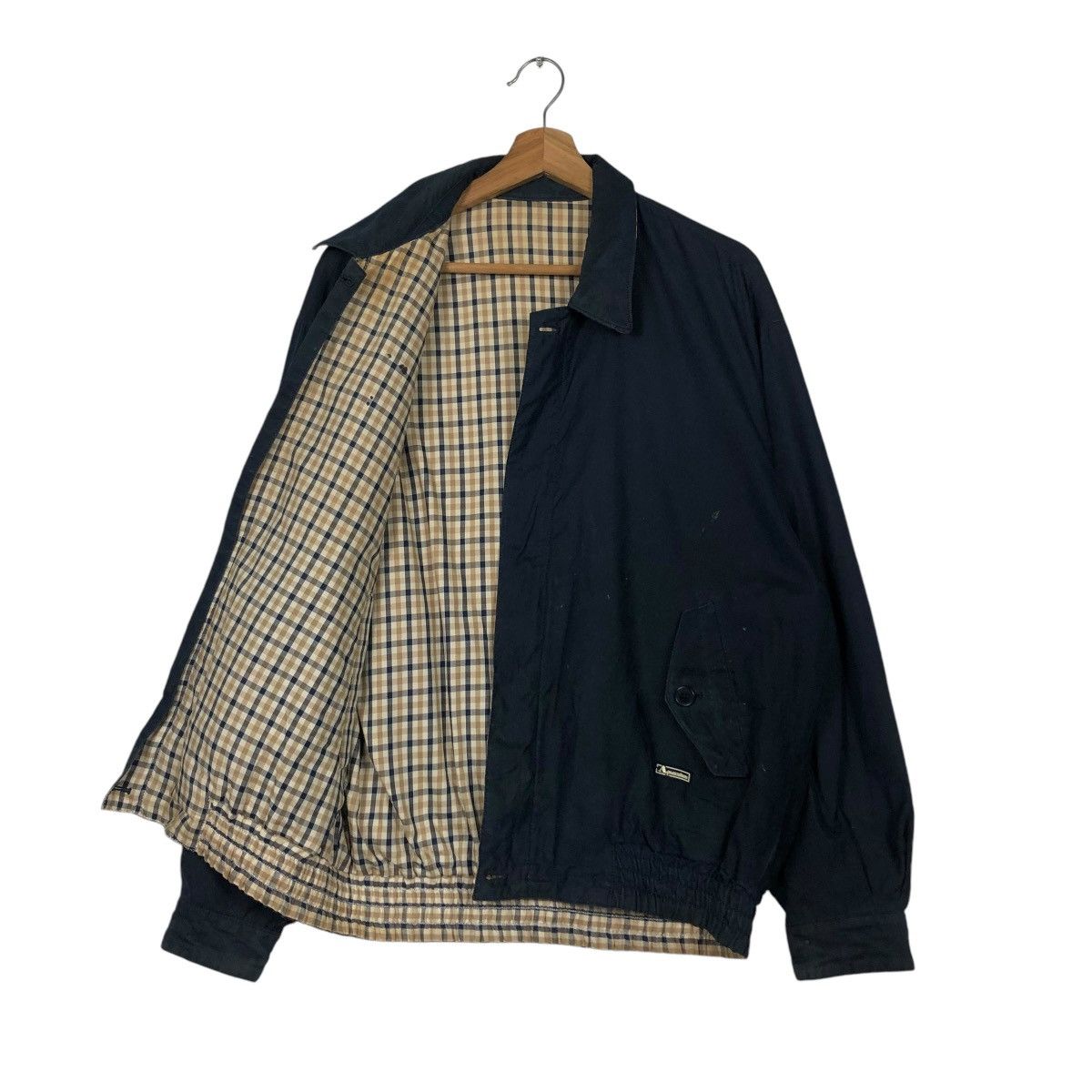 🔥VINTAGE BOMBER JACKET REVERSIBLE AQUASCUTUM OF LONDON