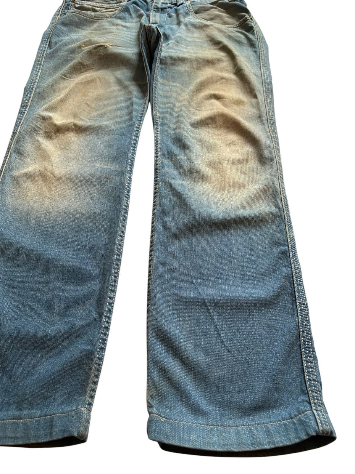 Levi's Vintage 90s Levis 504 Rusty Mud Wash Loose Jeans Size US 35 - 7 Thumbnail