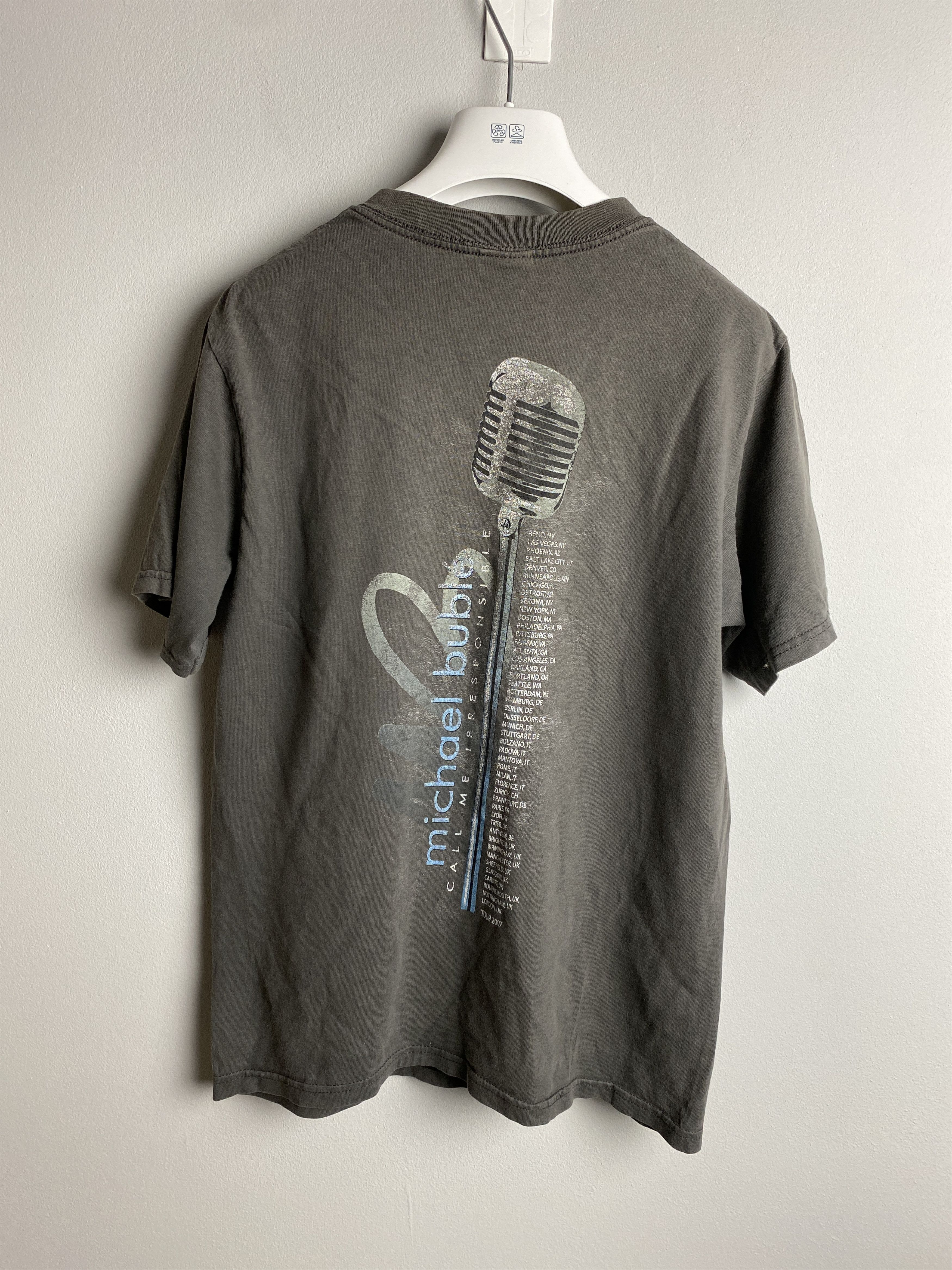 Band Tees × Vintage Vintage 2008 Michael Buble Tour t-shirt tee Size US S / EU 44-46 / 1 - 4 Thumbnail